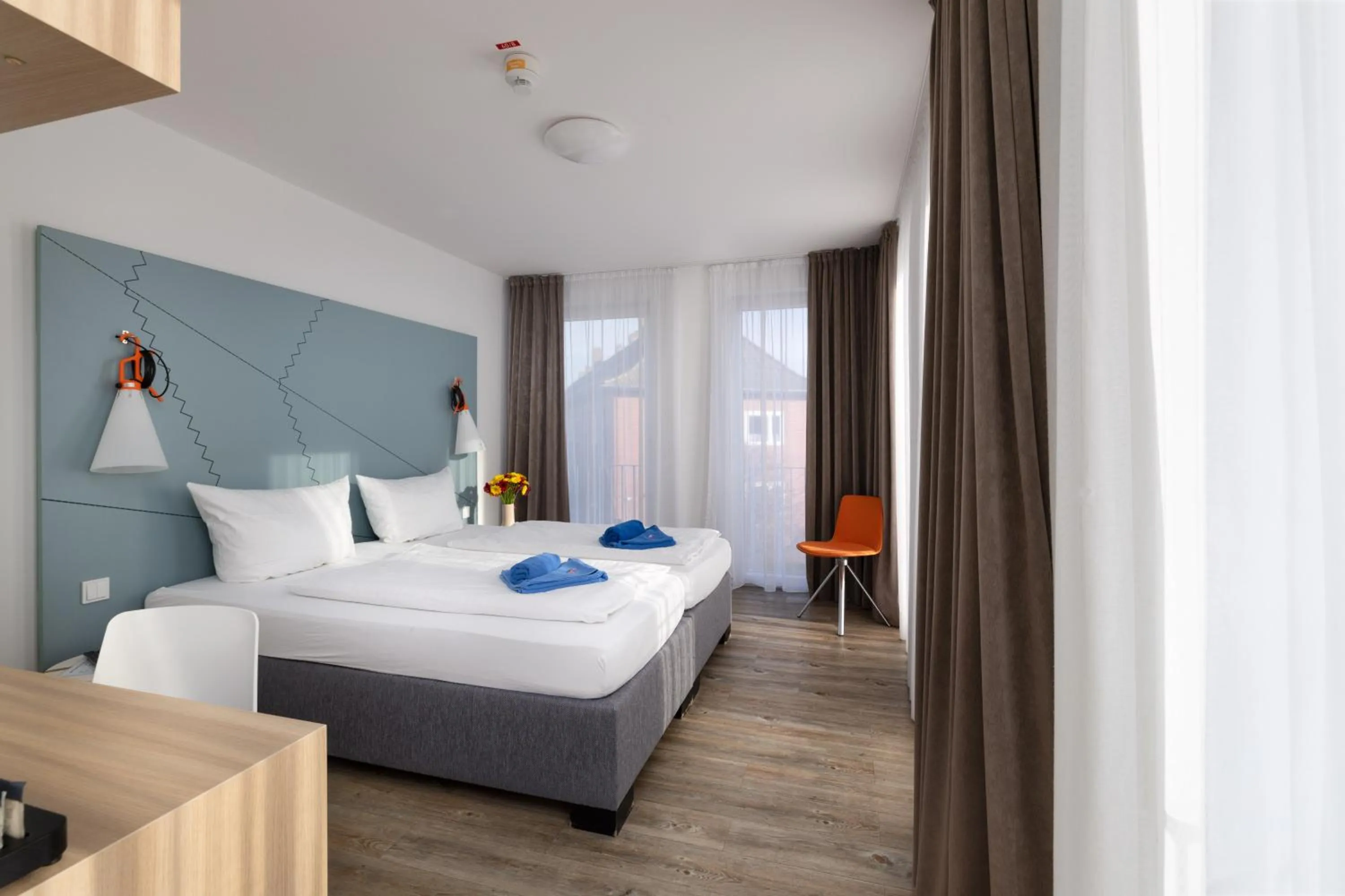 Bedroom, Bed in Haus KLIPPER Norderney