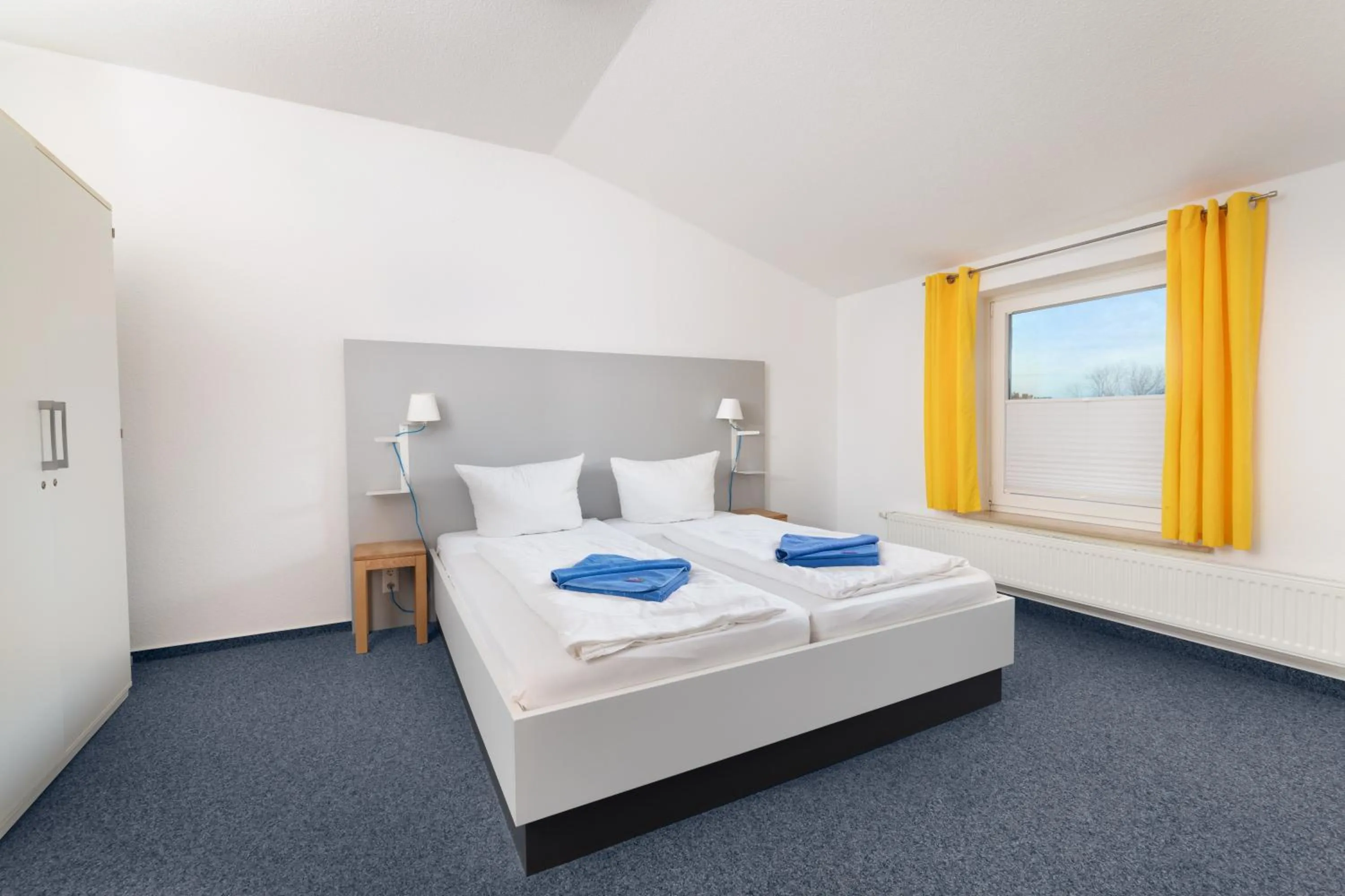 Bedroom, Bed in Haus KLIPPER Norderney