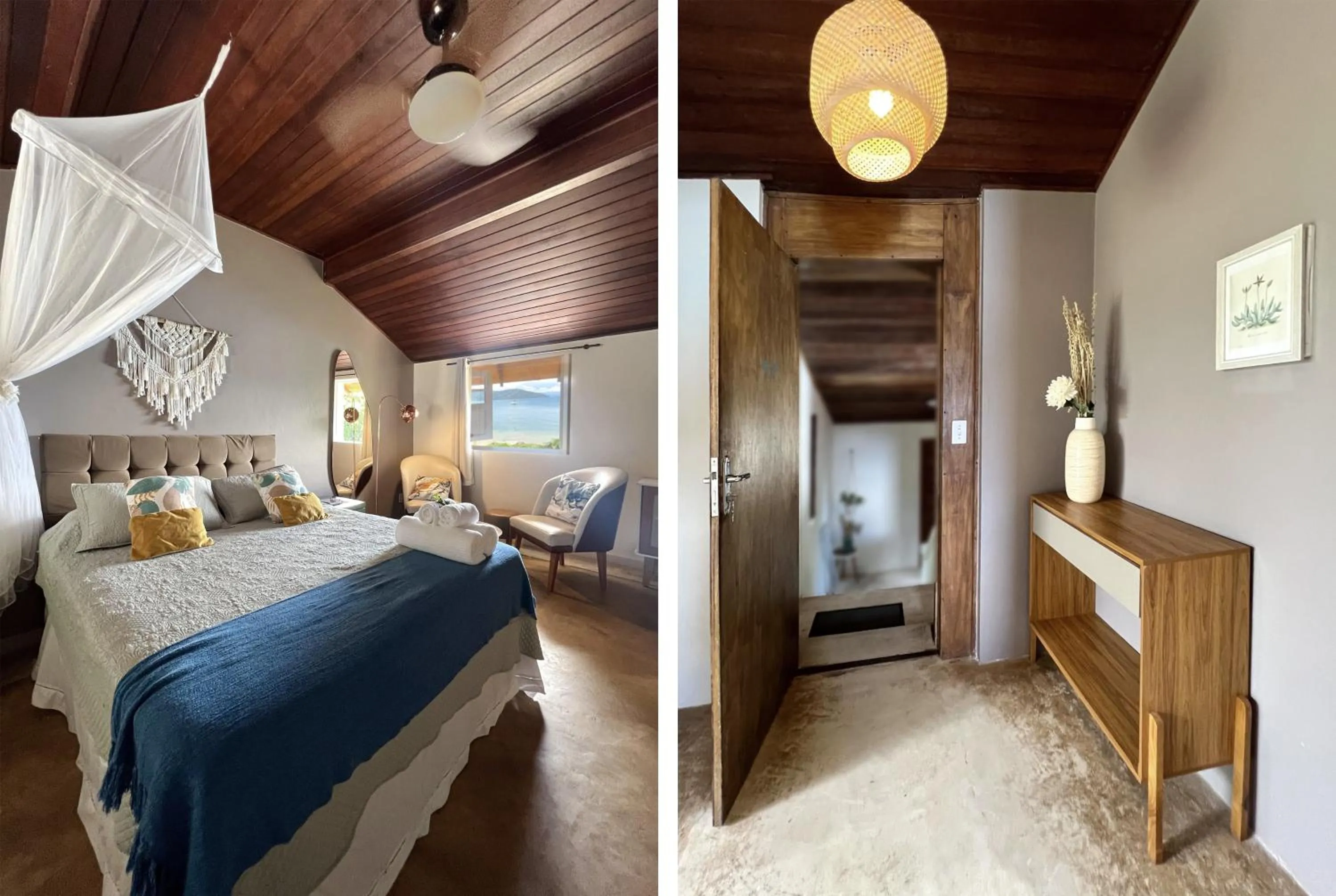 Photo of the whole room, Bed in Bonito Paraiso Ilha Grande