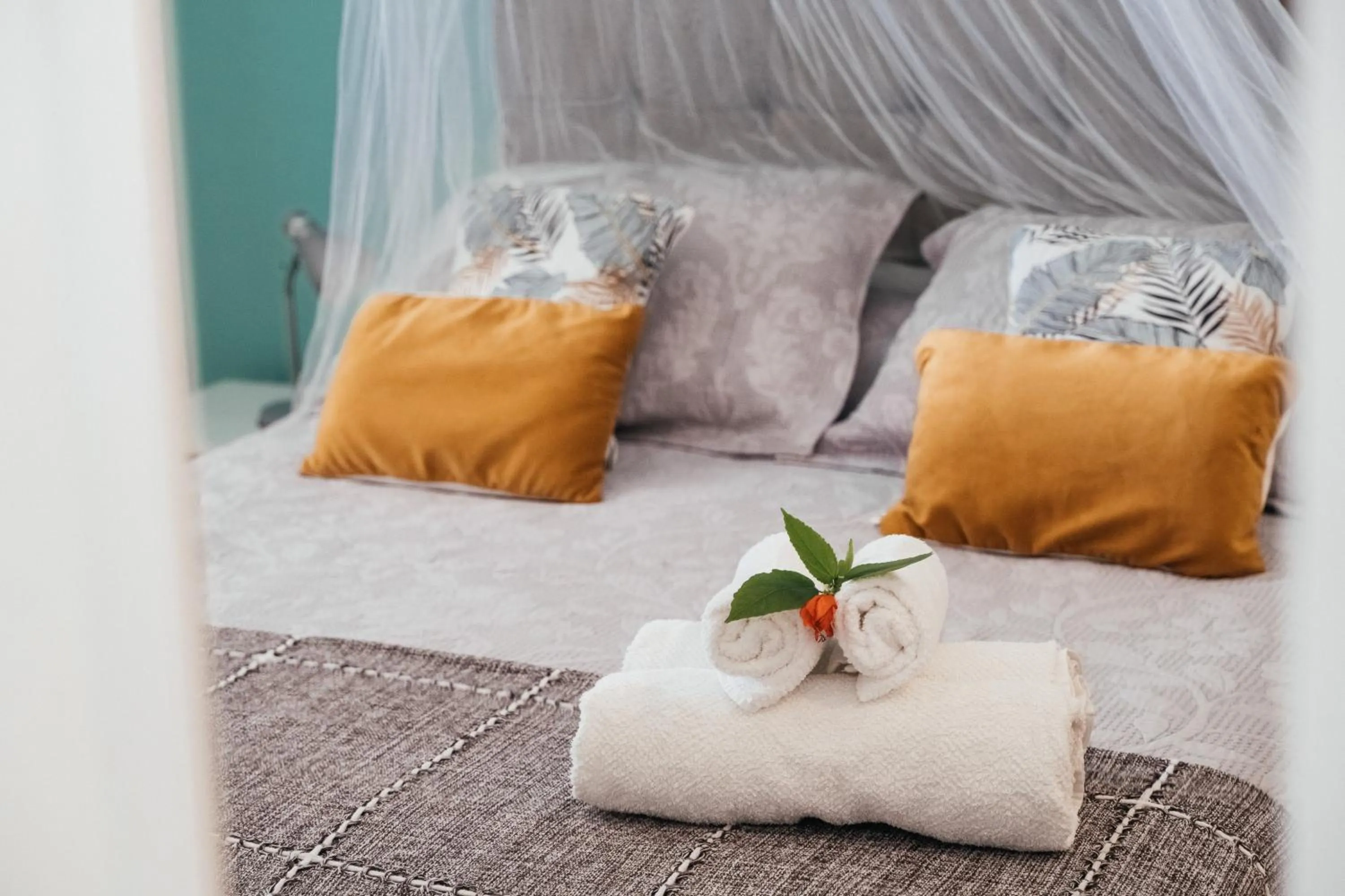 Bed in Bonito Paraiso Ilha Grande