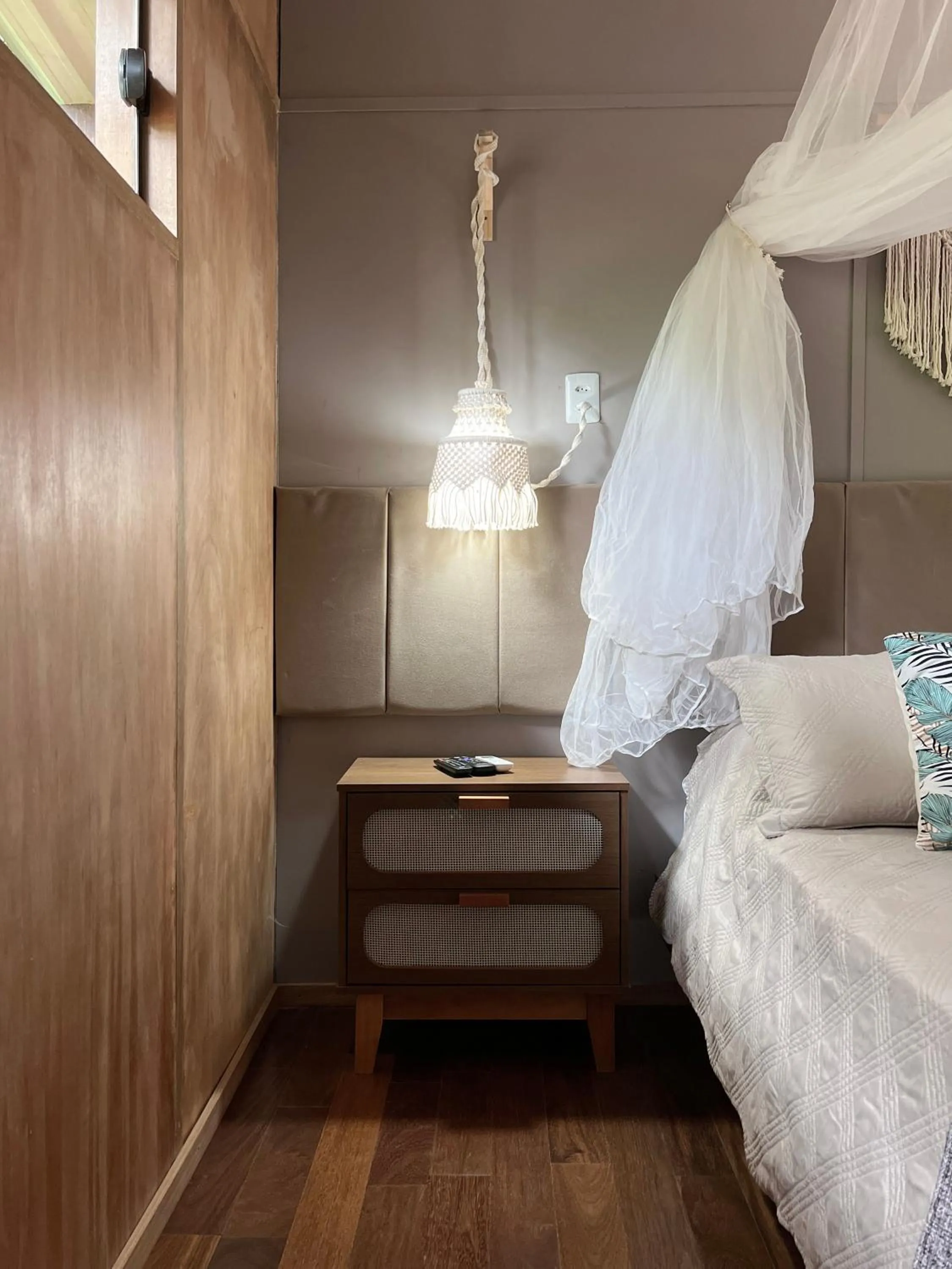 Decorative detail, Bed in Bonito Paraiso Ilha Grande