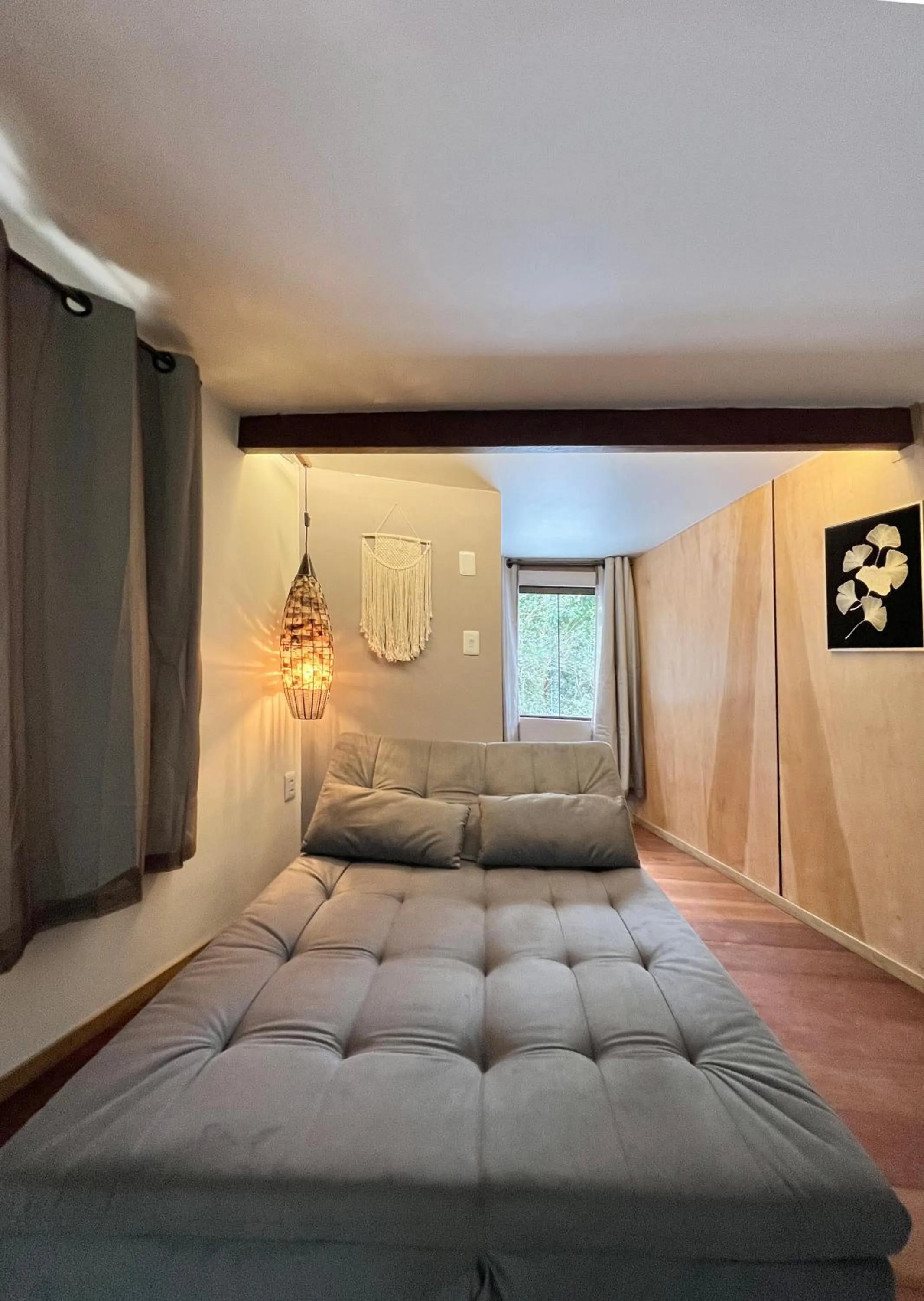 Living room, Bed in Bonito Paraiso Ilha Grande