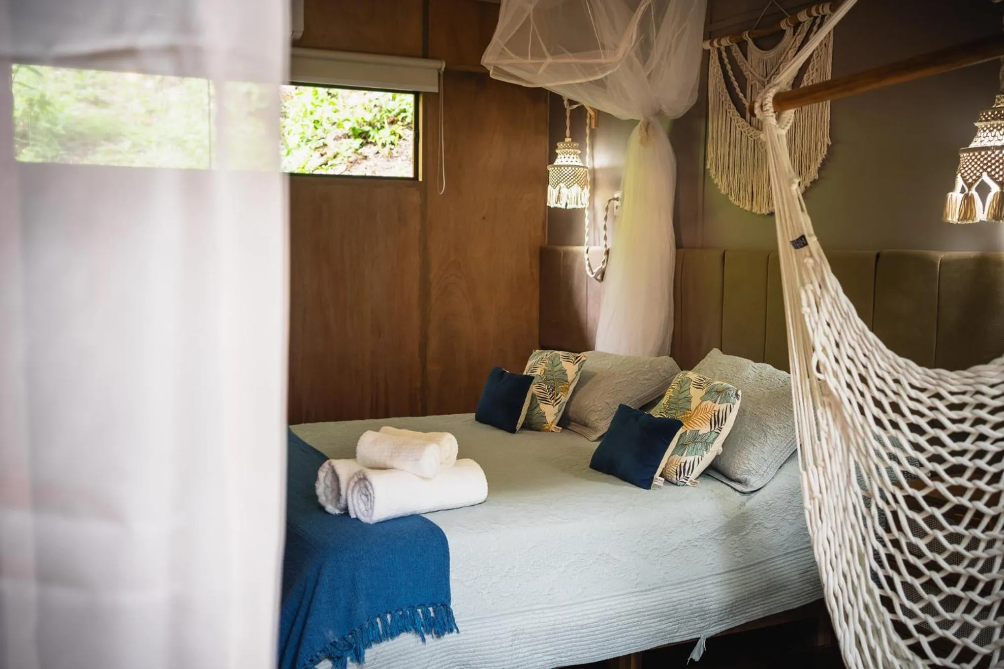 Bed in Bonito Paraiso Ilha Grande