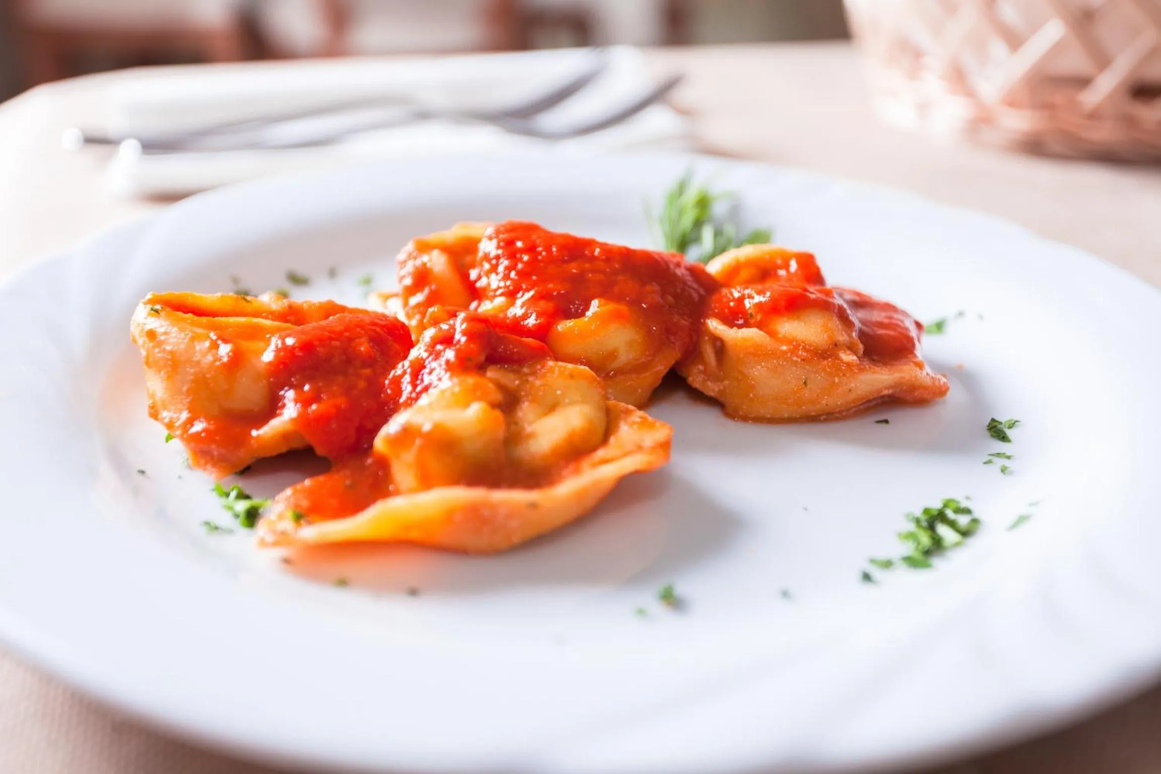 Food close-up in Hotel De La Ville