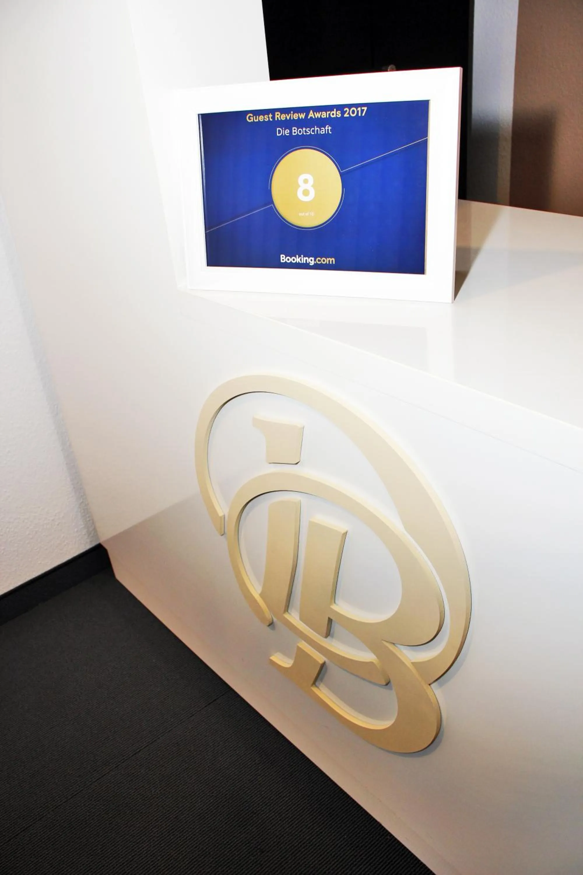 Property logo or sign in Botschaft