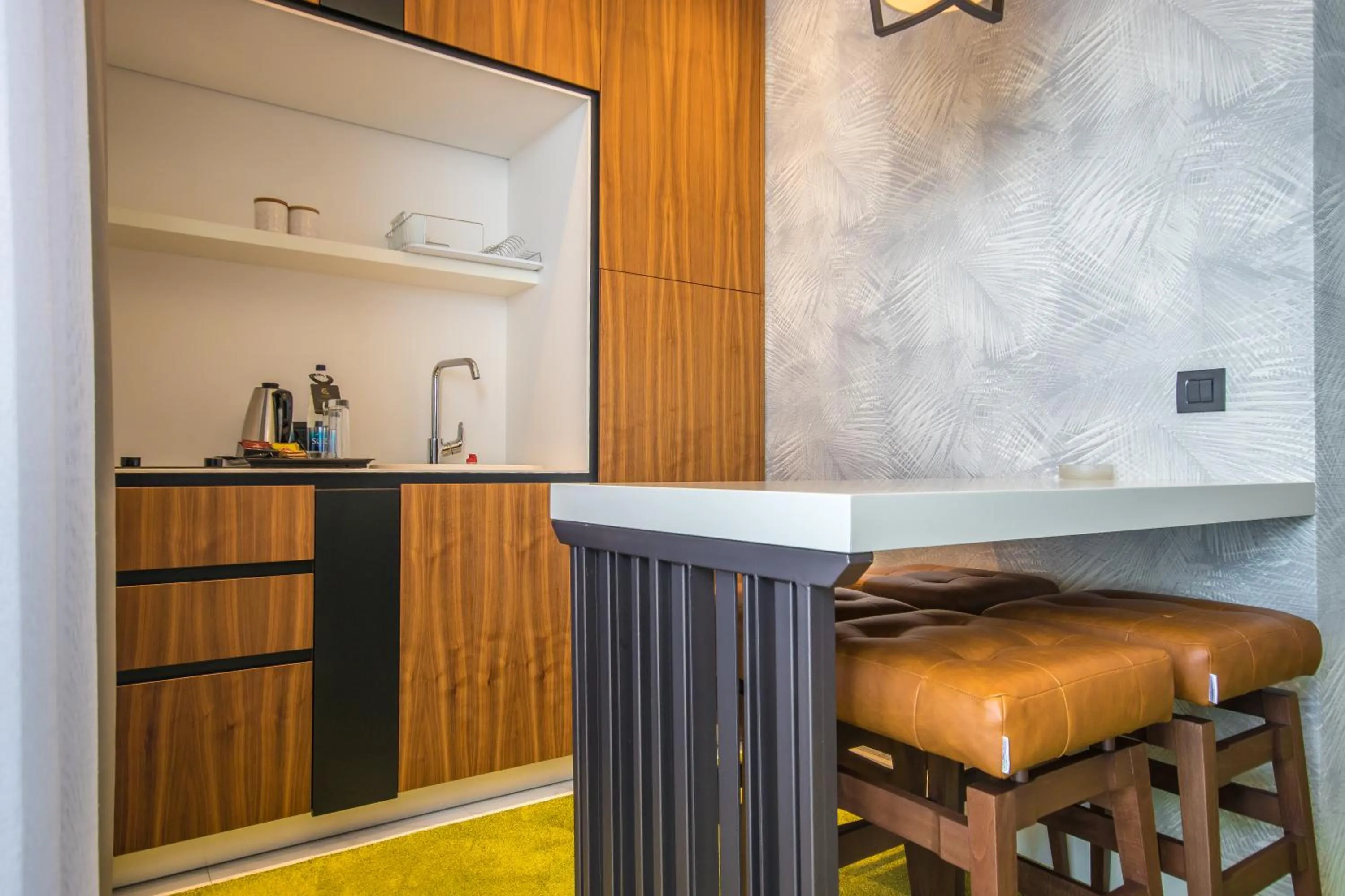 Kitchen or kitchenette in Kalamper Hotel & Spa