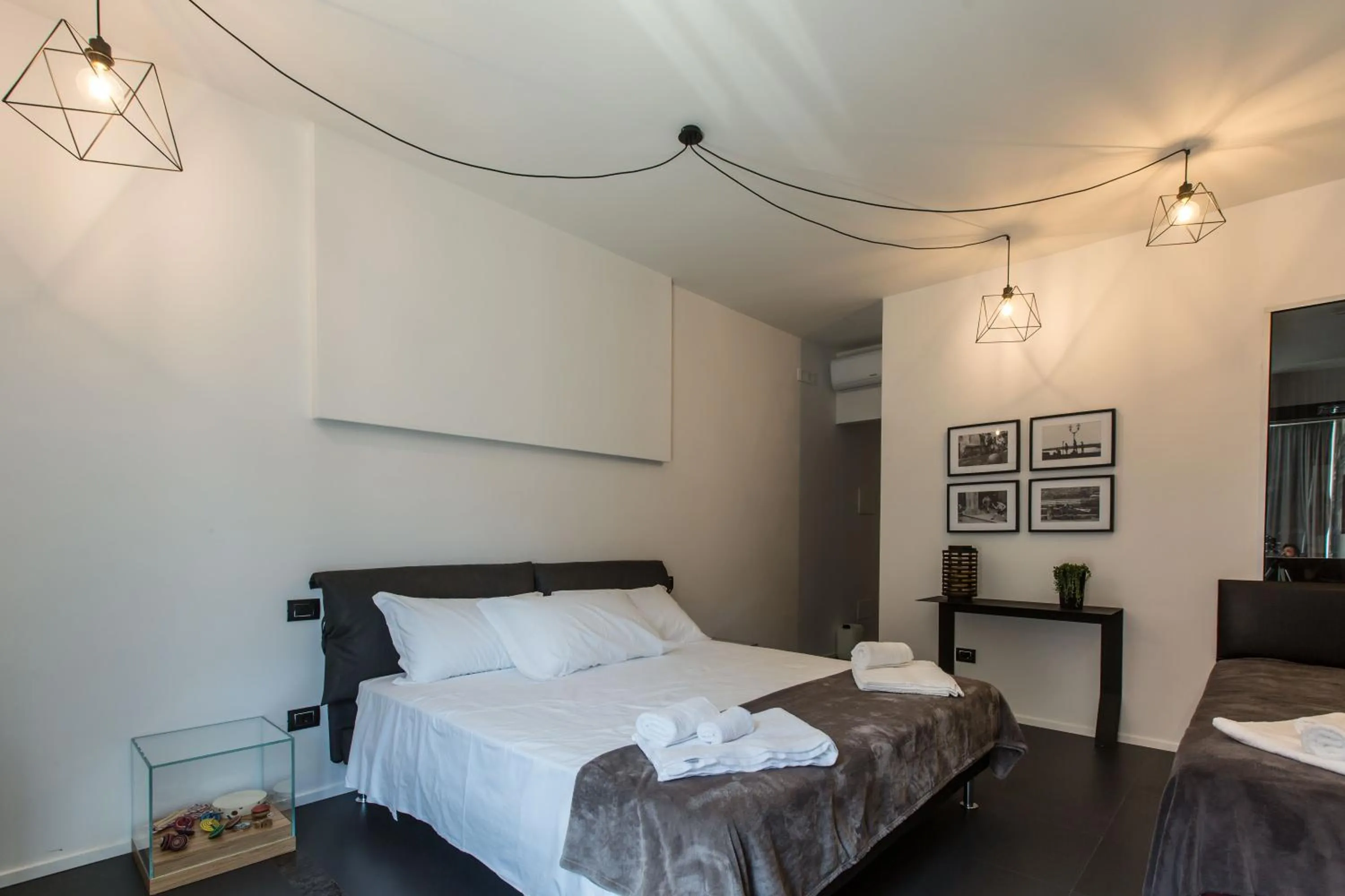 Bed in The Boutique Napoli Suite