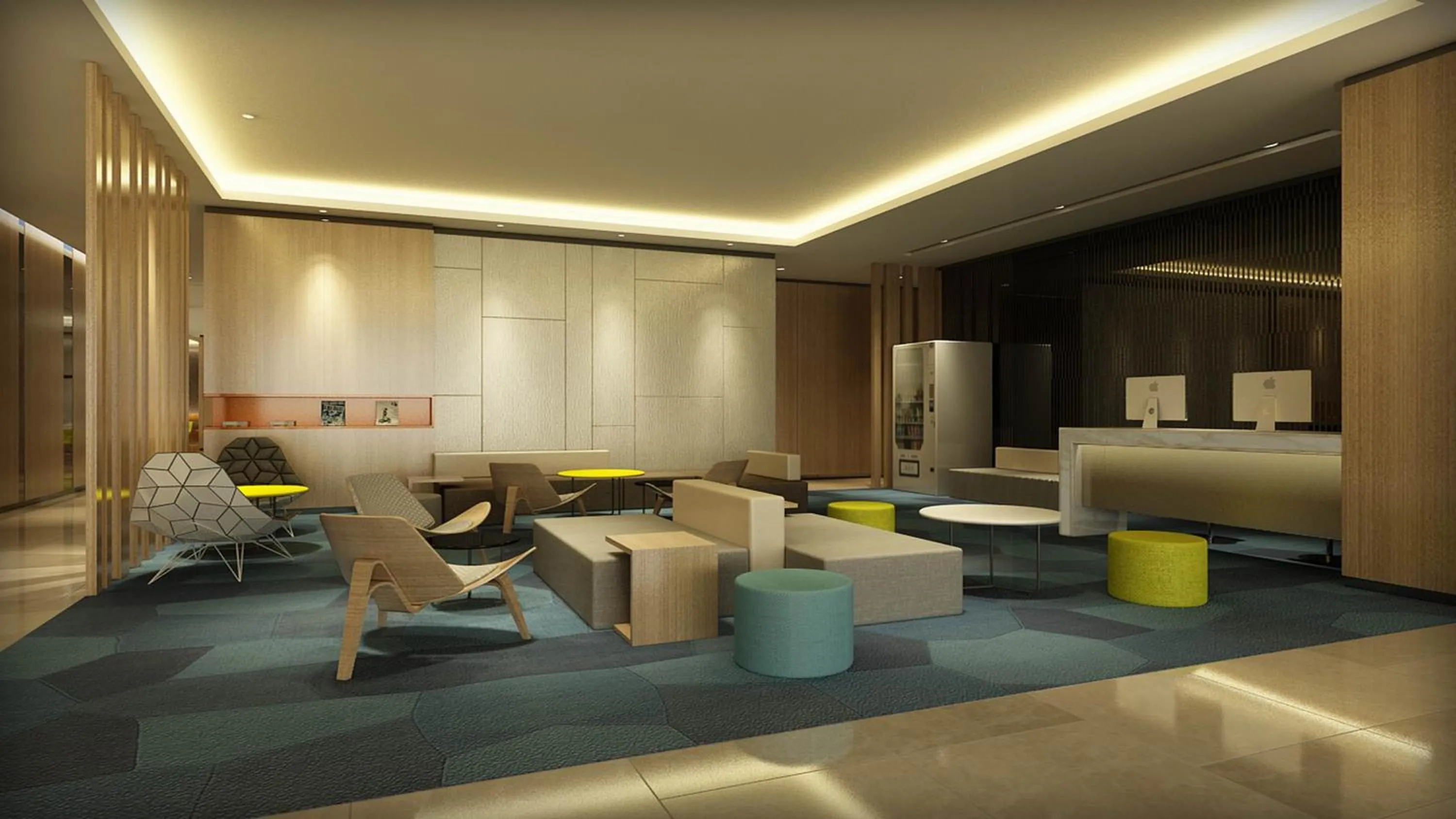 Lobby or reception, Lounge/Bar in Holiday Inn Express Bengbu Downtown, an IHG Hotel