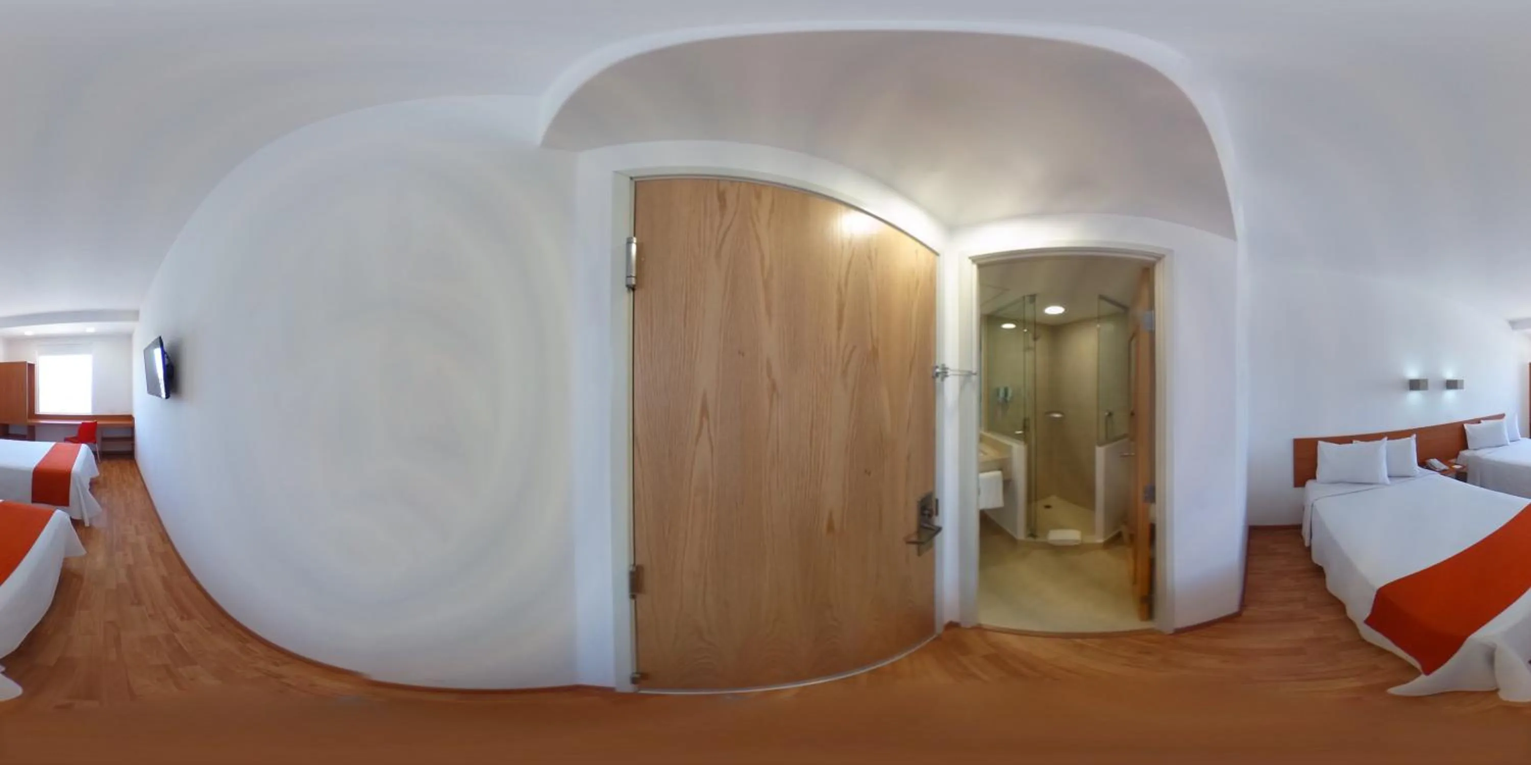 Photo of the whole room, Bed in One Mexicali