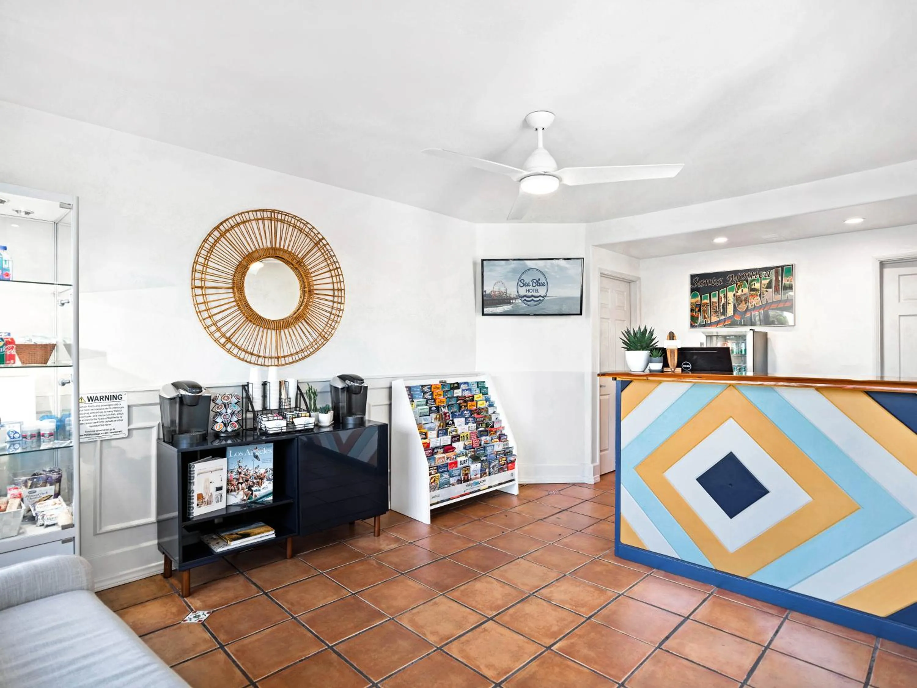 Lobby or reception in Sea Blue Hotel