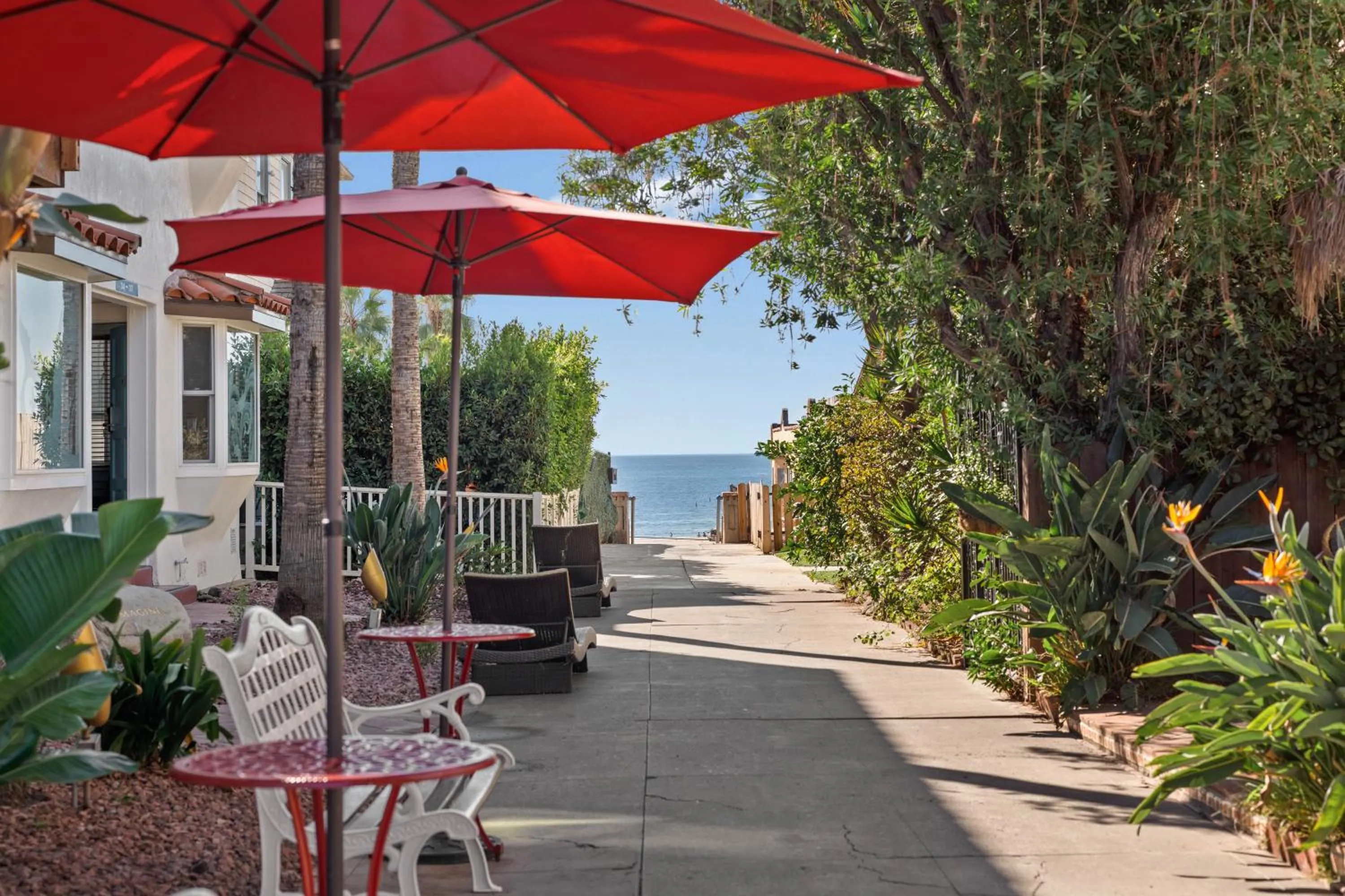 Beach in Sea Blue Hotel