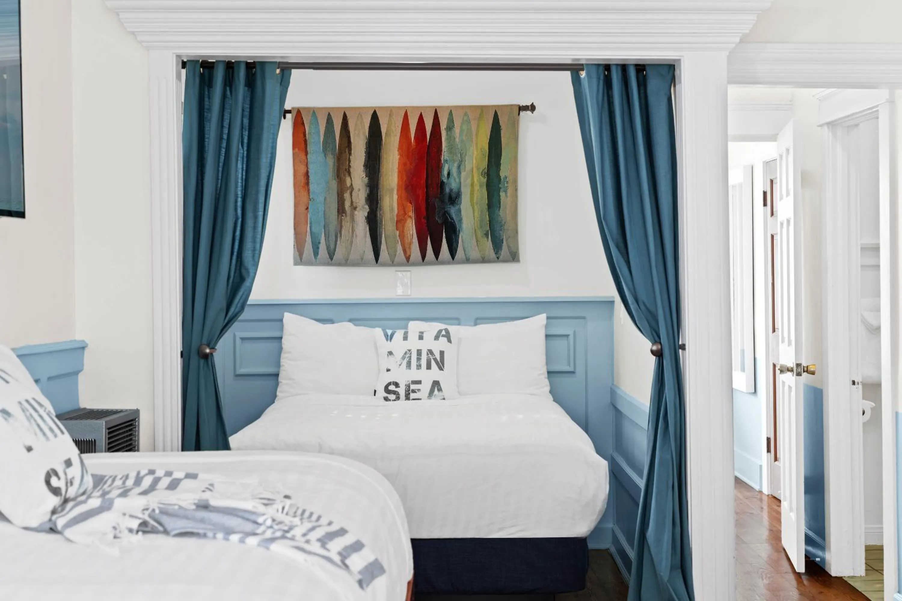 Photo of the whole room, Bed in Sea Blue Hotel