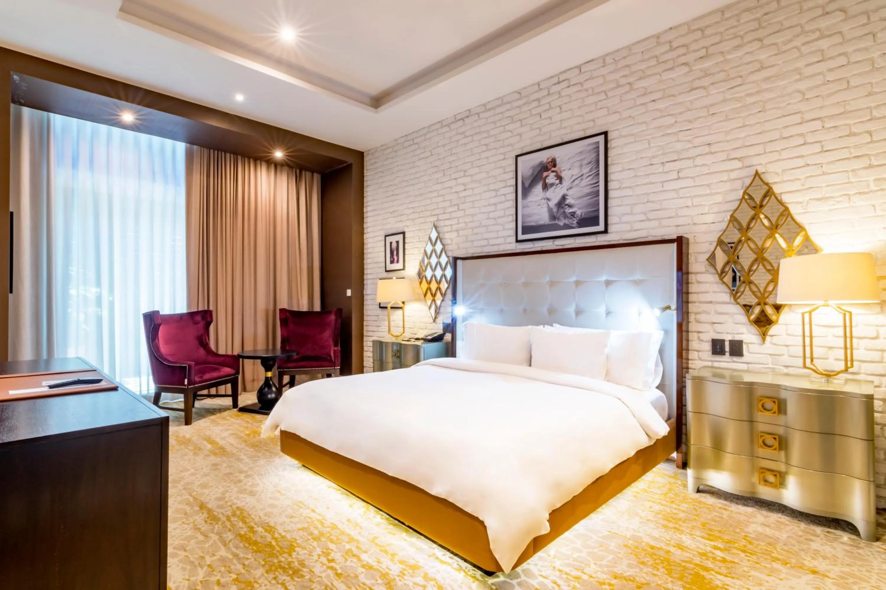 Bed in K Tower Boutique Hotel By Lucerna