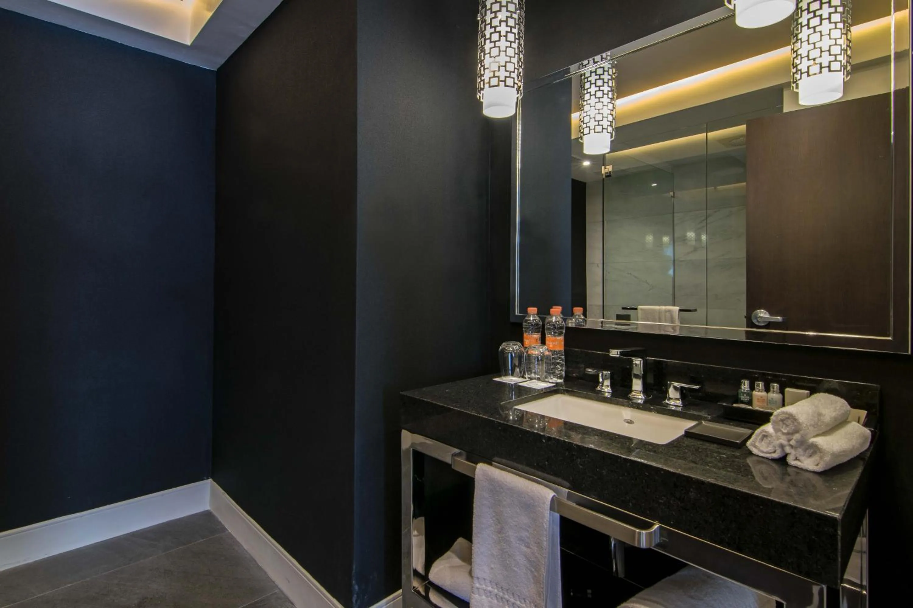 Bathroom in K Tower Boutique Hotel By Lucerna