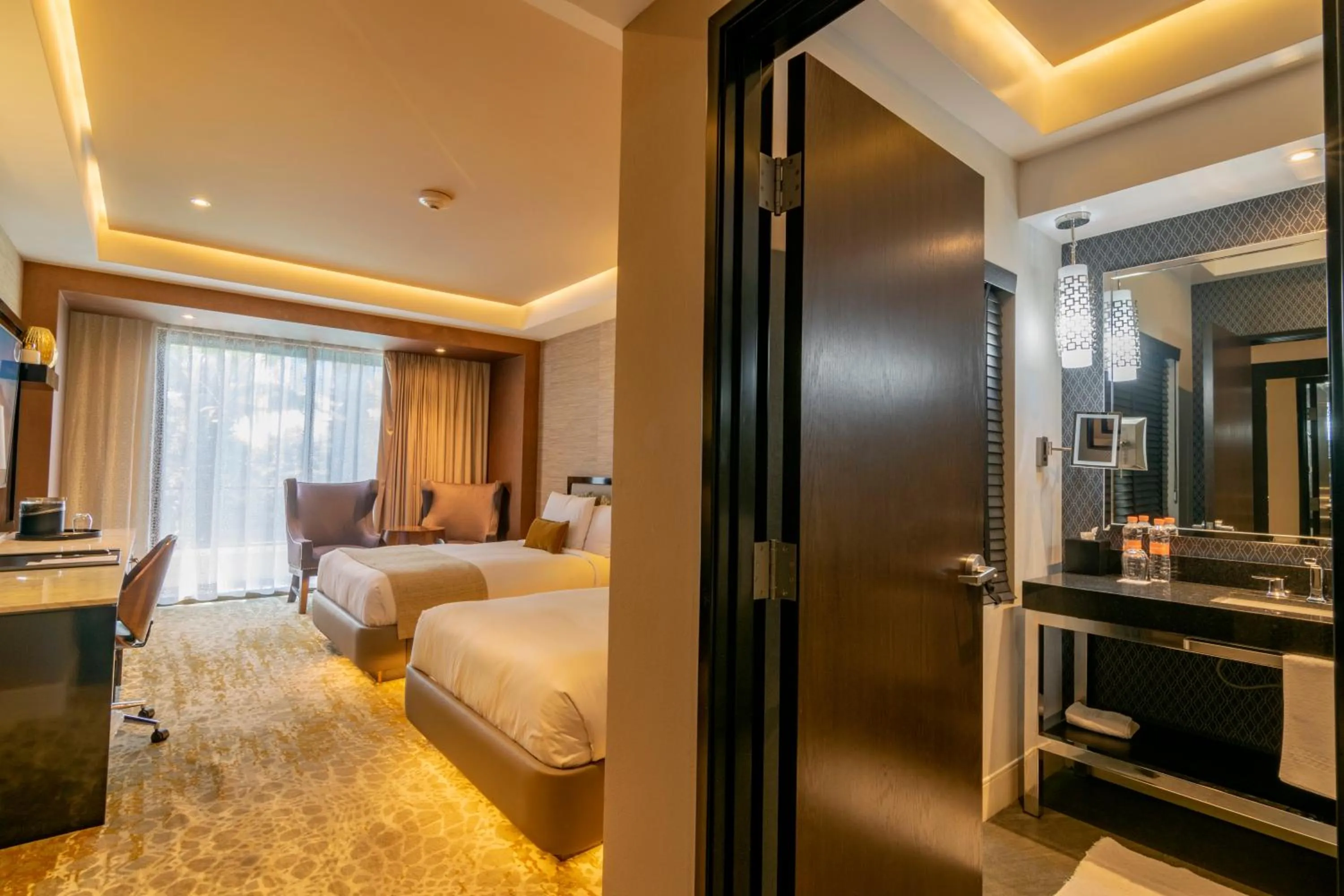 Bed in K Tower Boutique Hotel By Lucerna