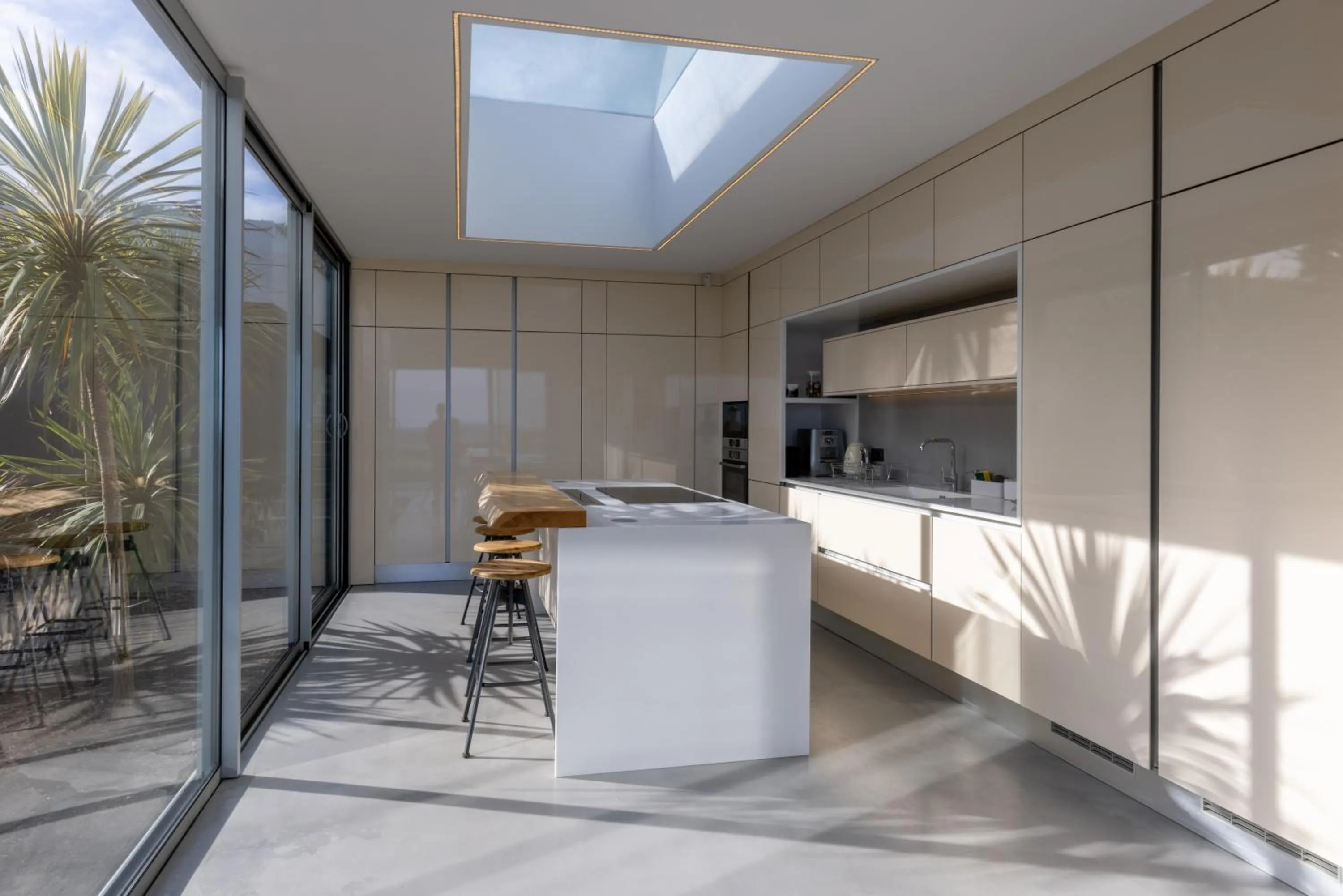 Kitchen or kitchenette in White Exclusive Suites & Villas