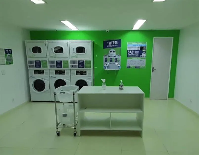 laundry in Mediterrâneo Flat - Apart-Hotel