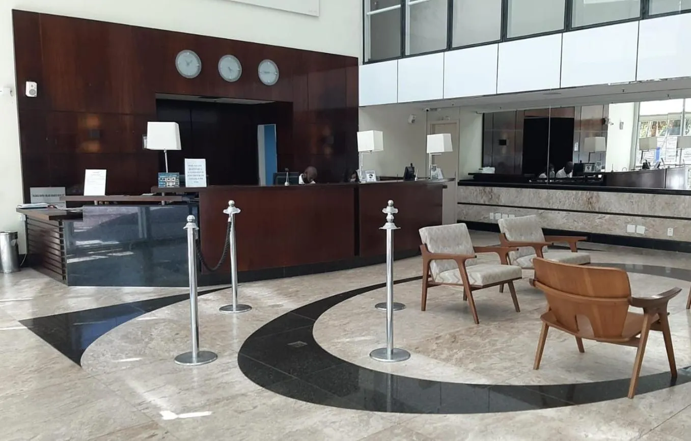 Lobby or reception in Mediterrâneo Flat - Apart-Hotel