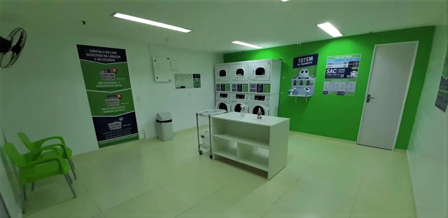 laundry in Mediterrâneo Flat - Apart-Hotel