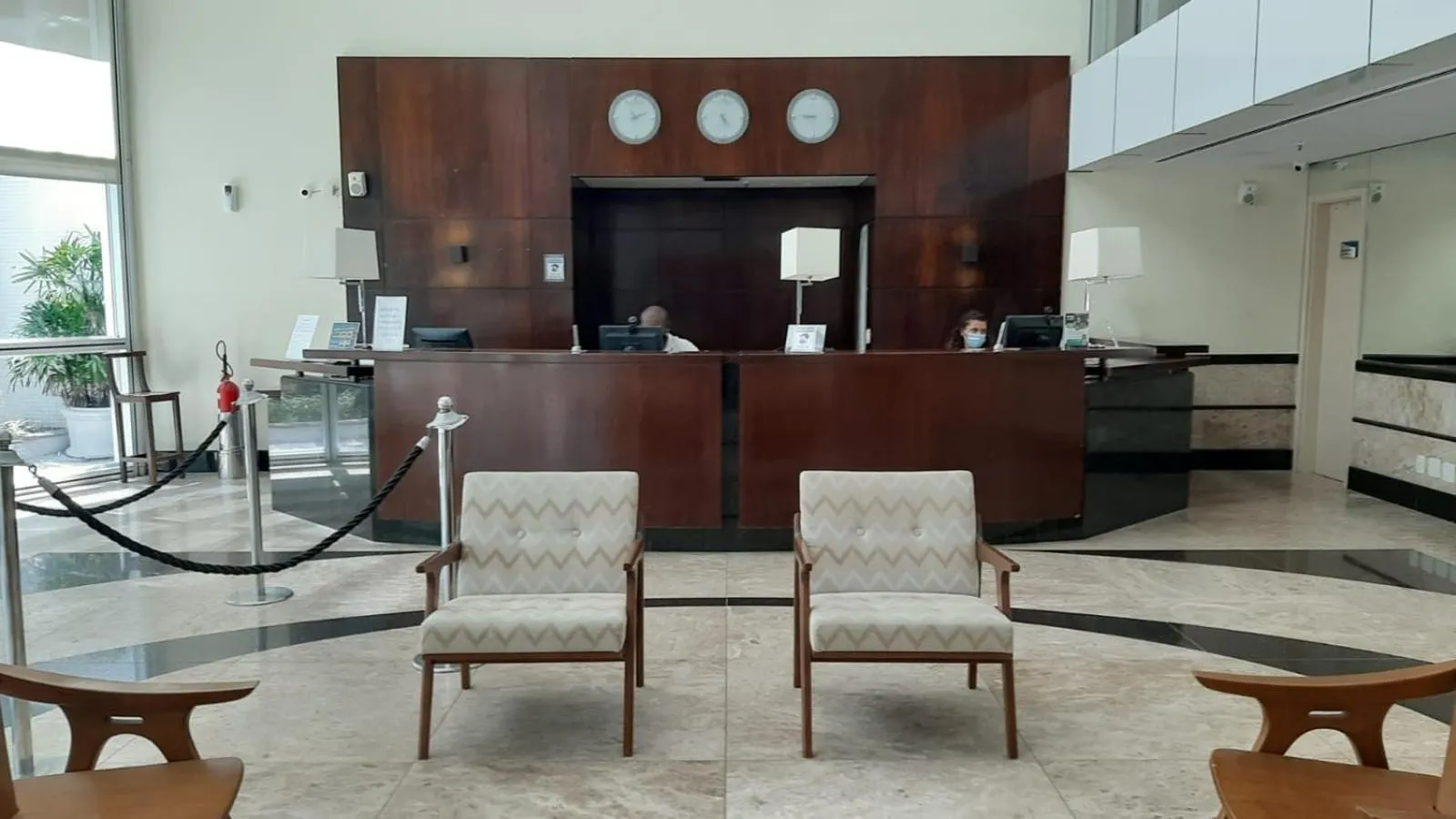 Lobby or reception in Mediterrâneo Flat - Apart-Hotel