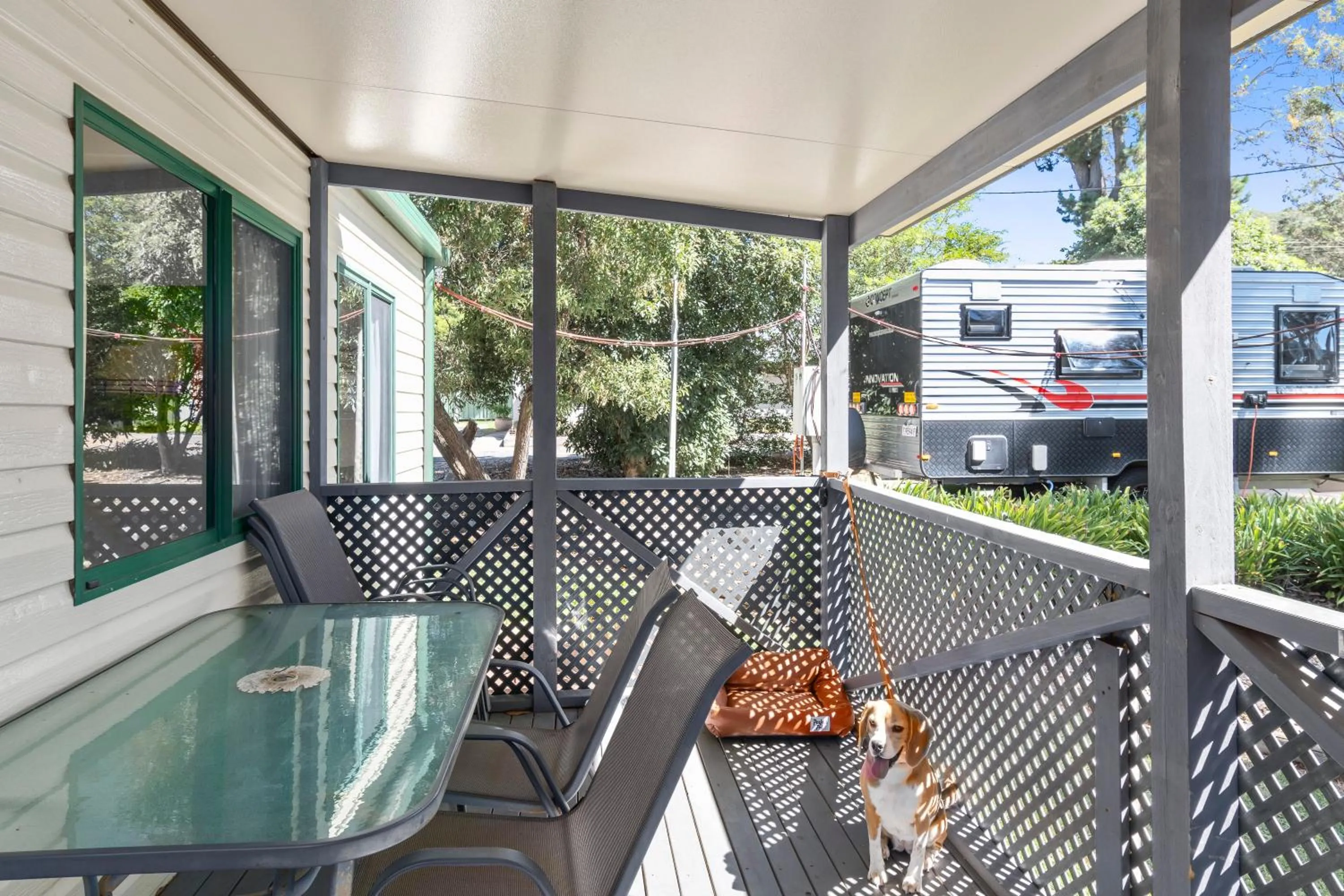 Balcony/Terrace in Mittagong Holiday Park