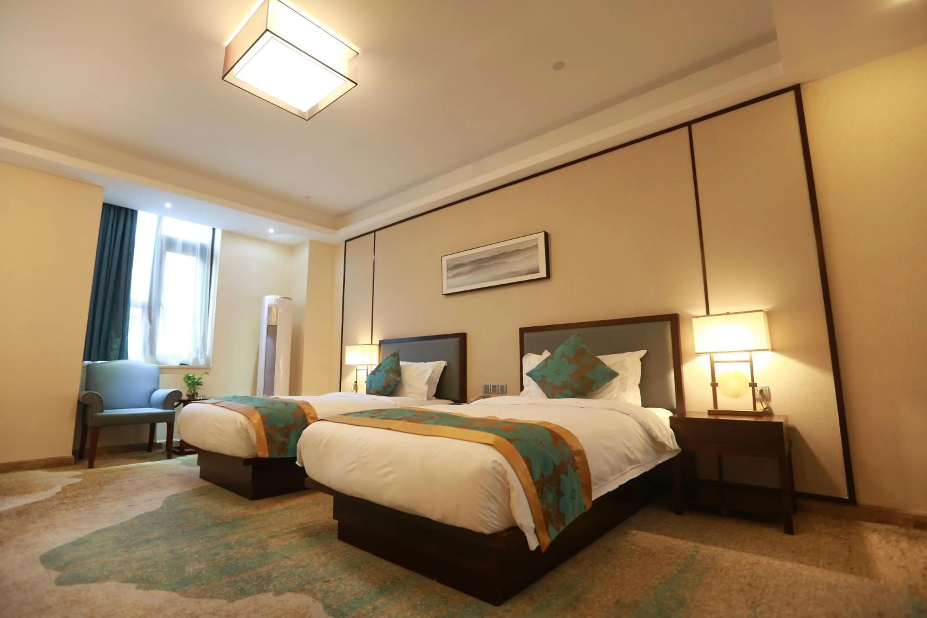 Photo of the whole room, Bed in Guangzhou Seaman Club