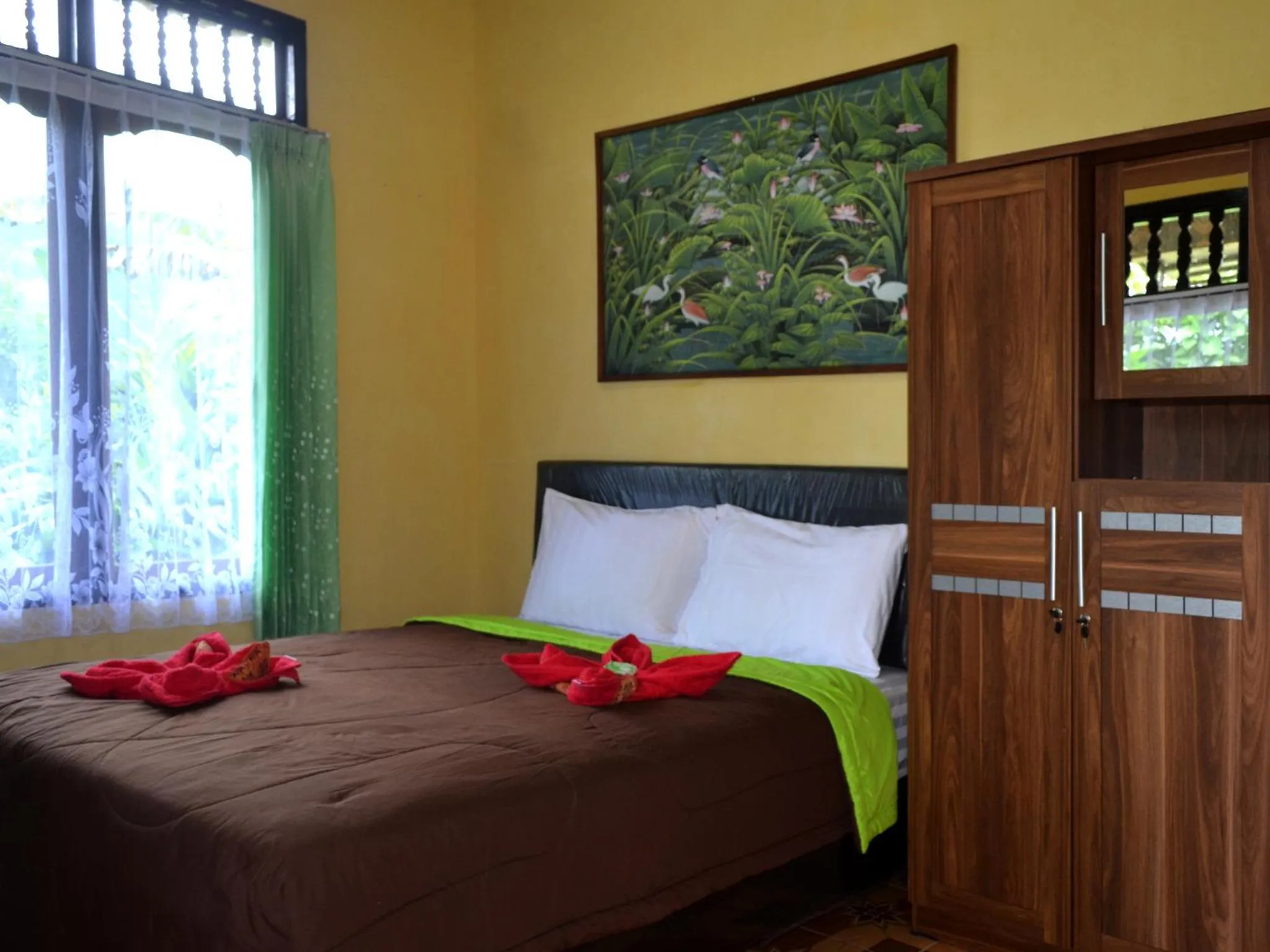 Bed in Dajan Buyan Homestay