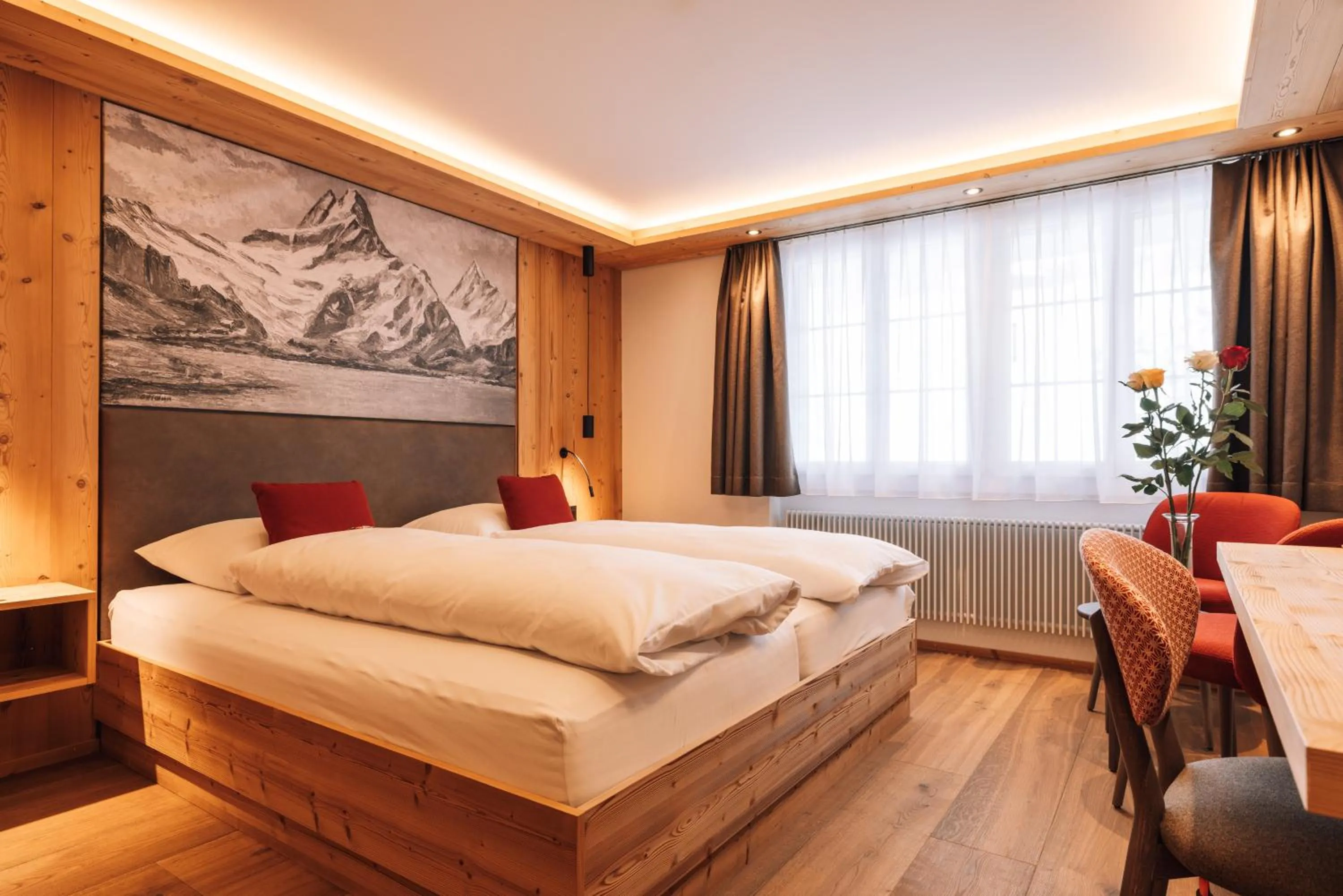 Bed in Hotel Gletschergarten