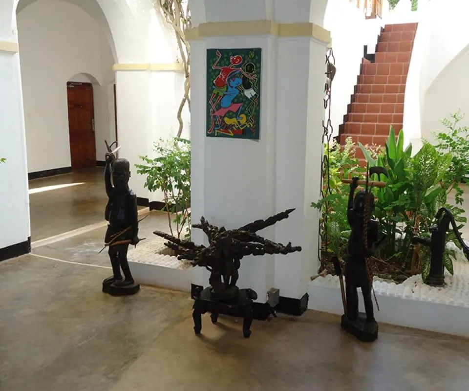Lobby or reception in The Old Boma Hotel