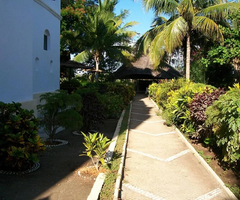 Garden in The Old Boma Hotel