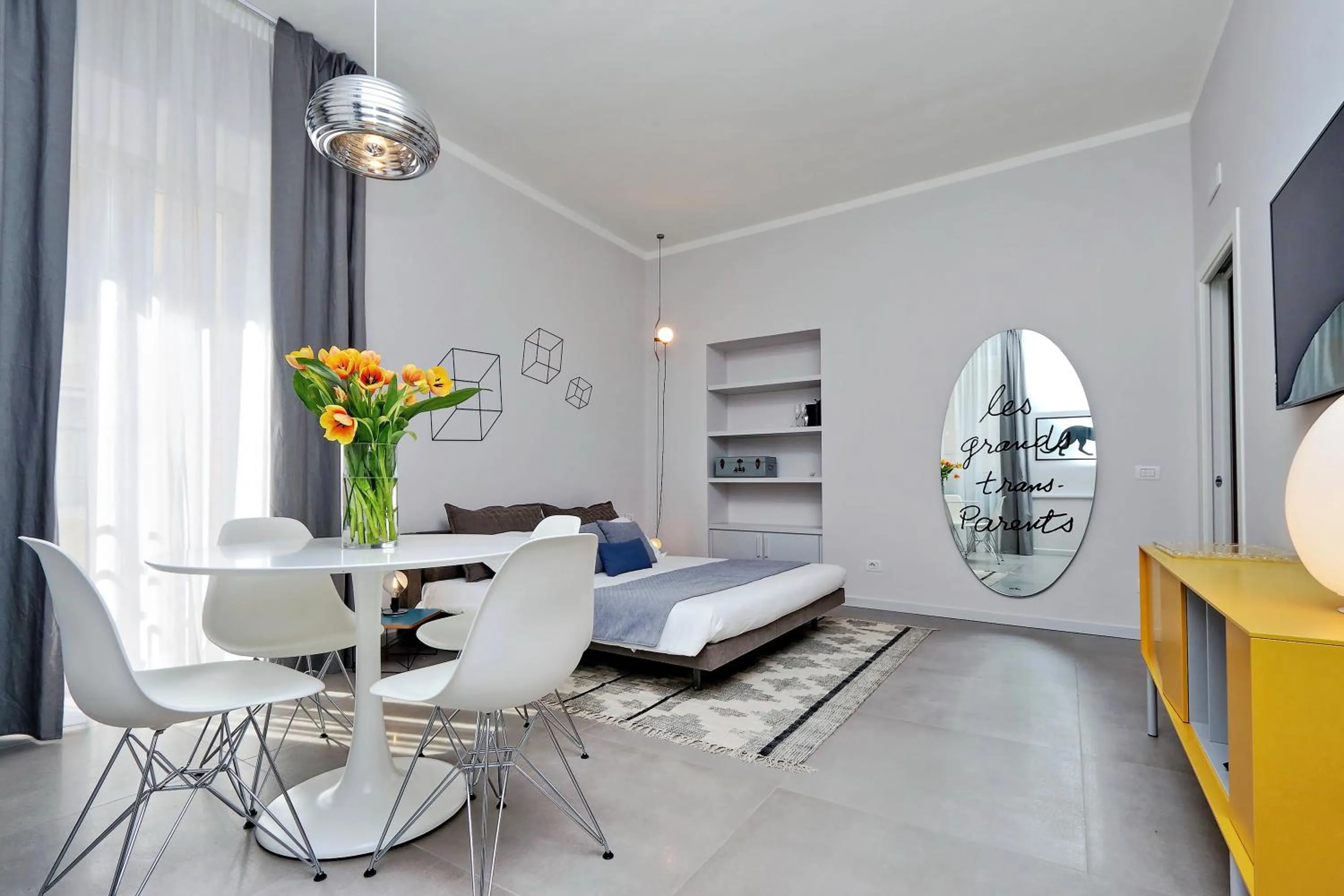 Dining area in Propaganda Suites