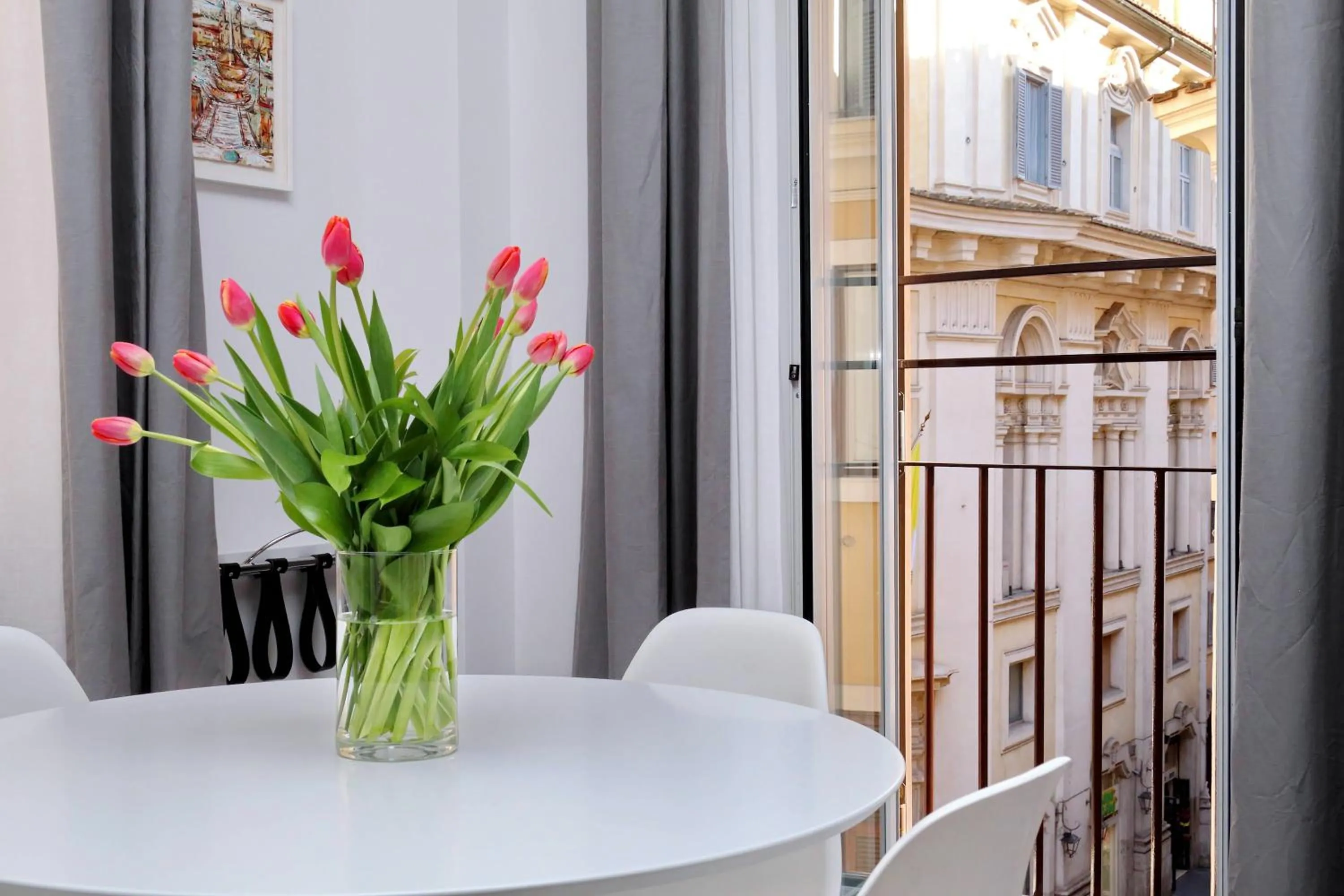 Dining area in Propaganda Suites