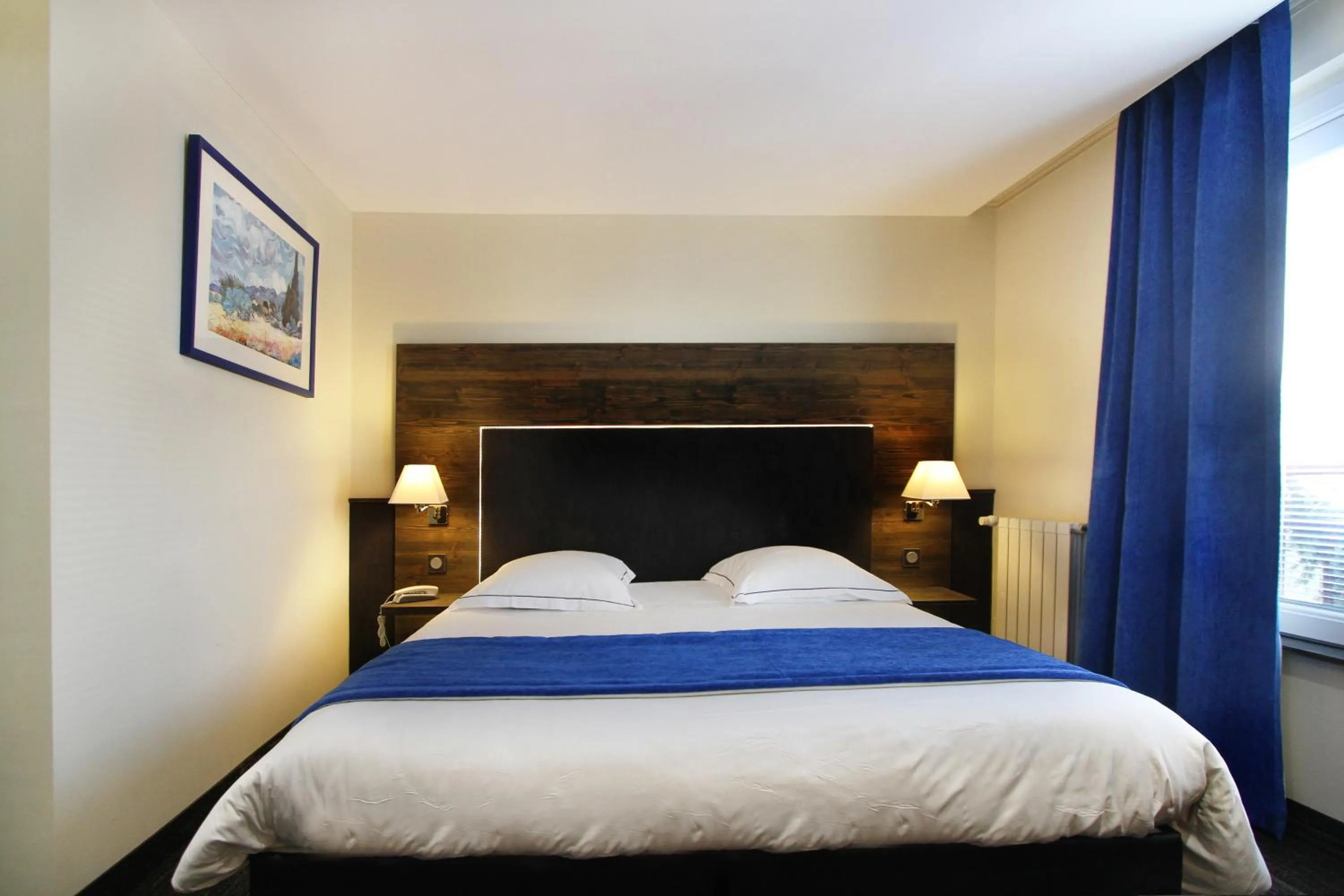 Bed in Hotel de la Jamagne & Spa