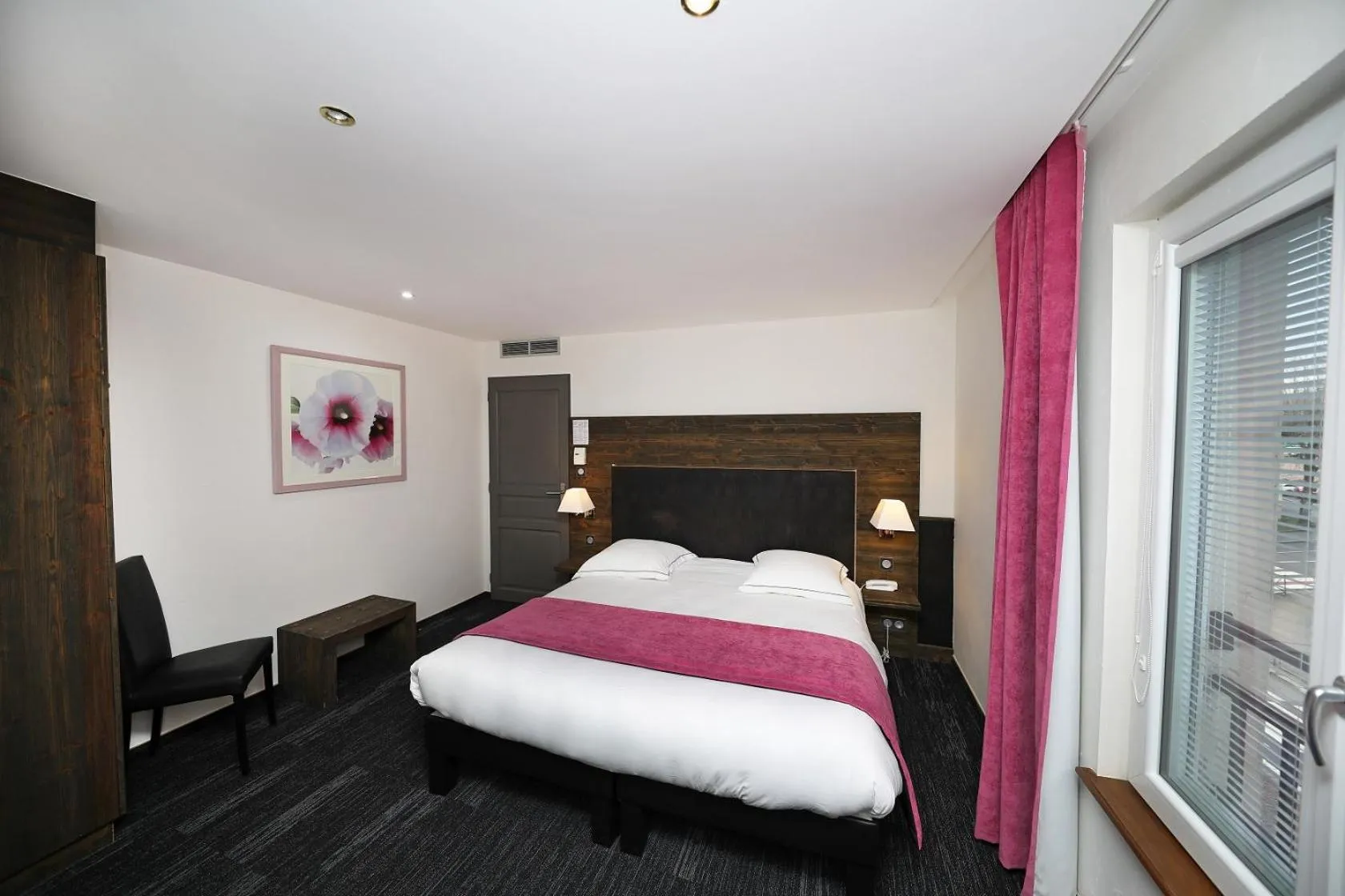 Bed in Hotel de la Jamagne & Spa