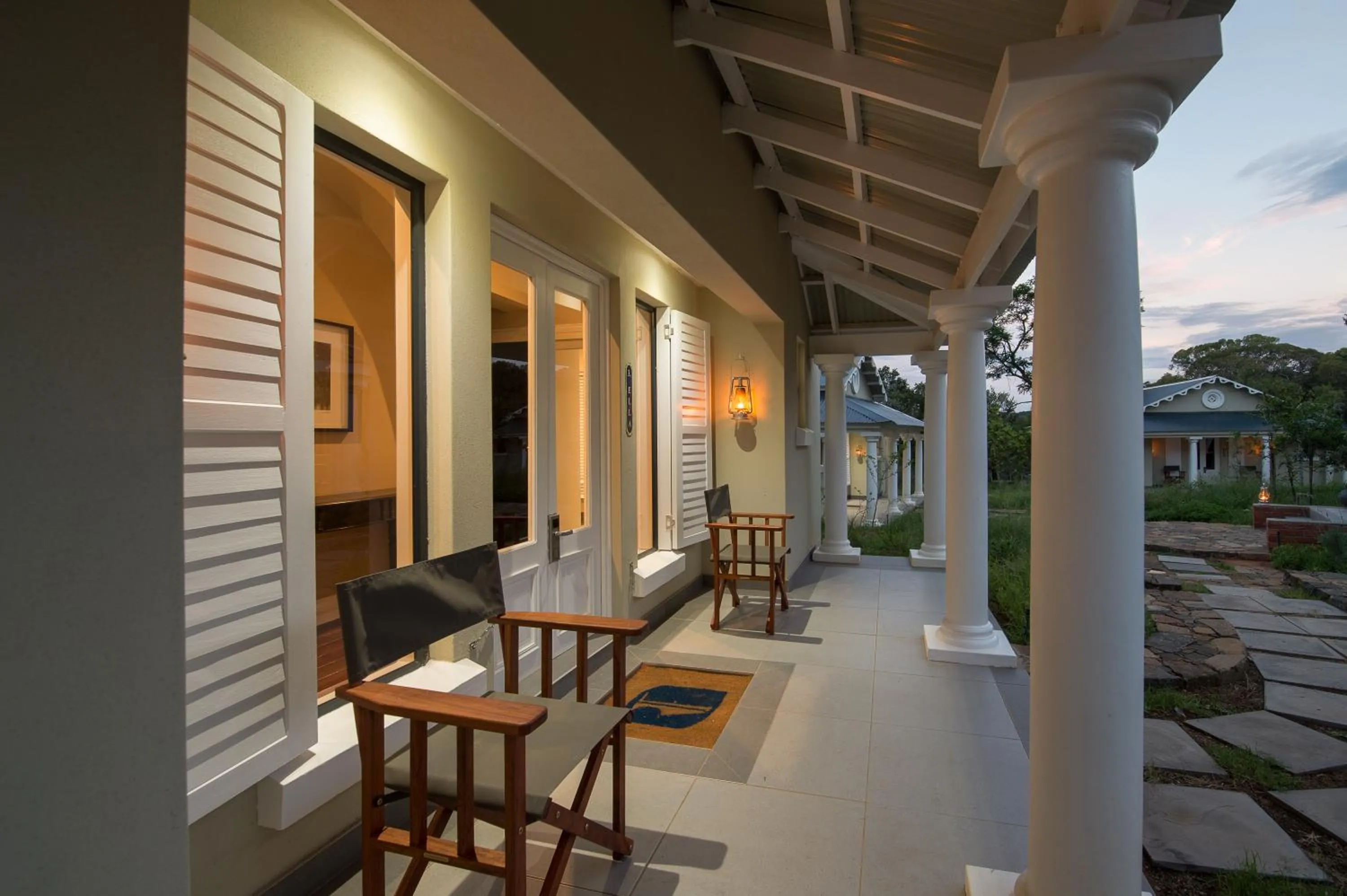 Patio in The Royal Fischer Hotel