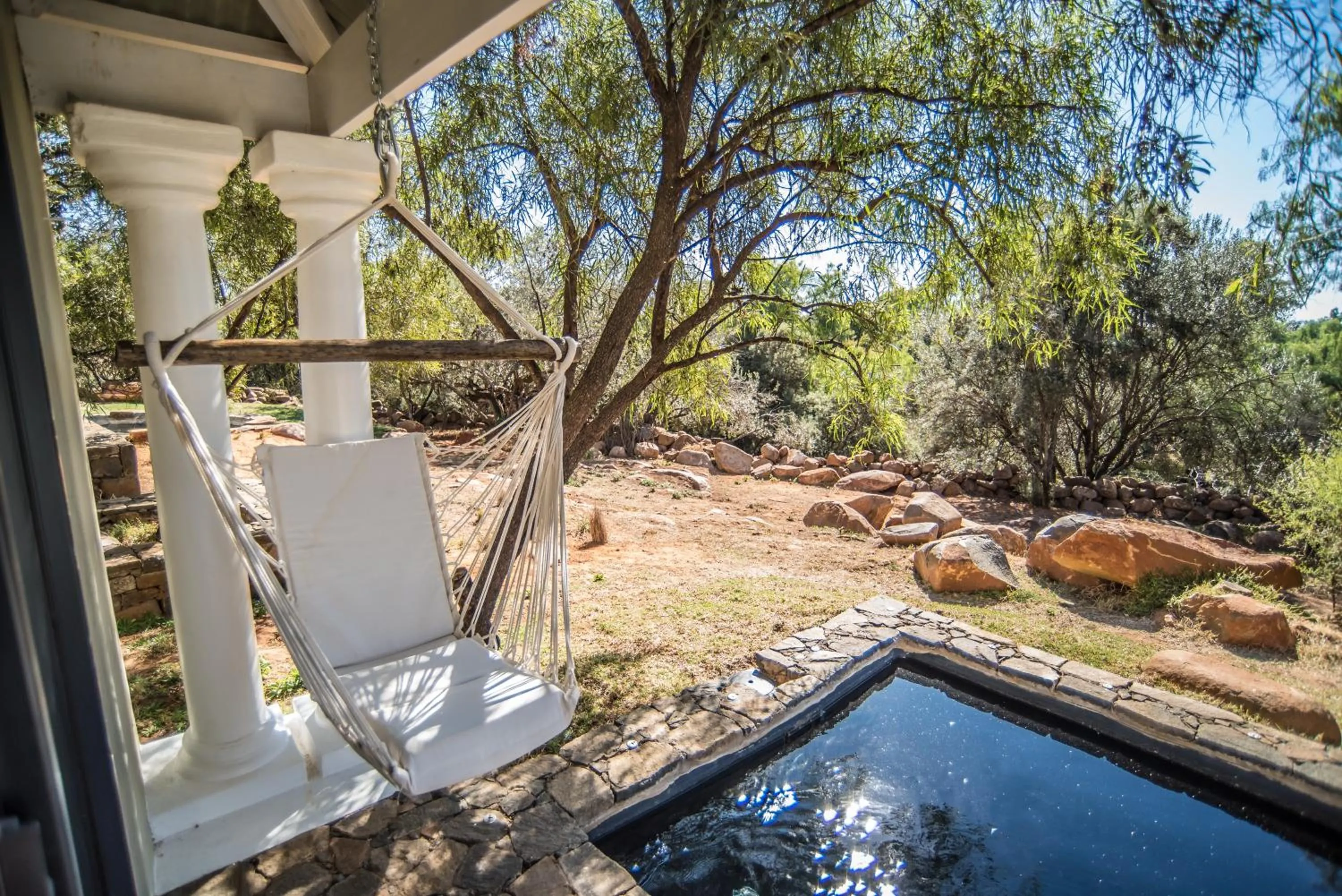 Patio in The Royal Fischer Hotel