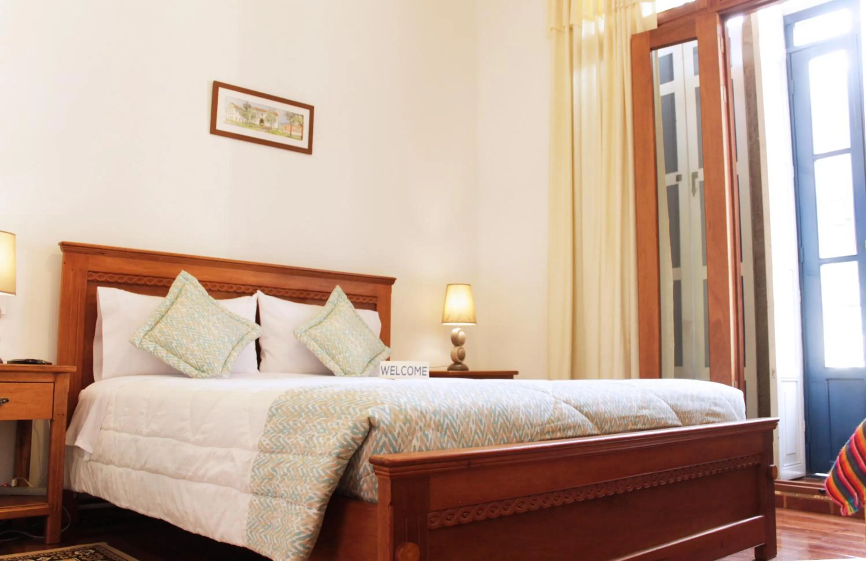 Bed in Casa Hotel Las Plazas