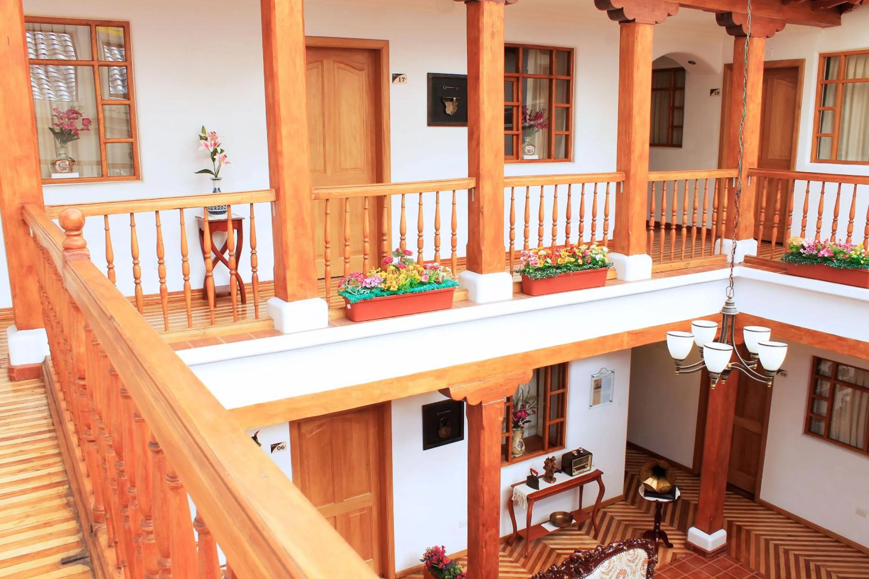 Patio in Casa Hotel Las Plazas