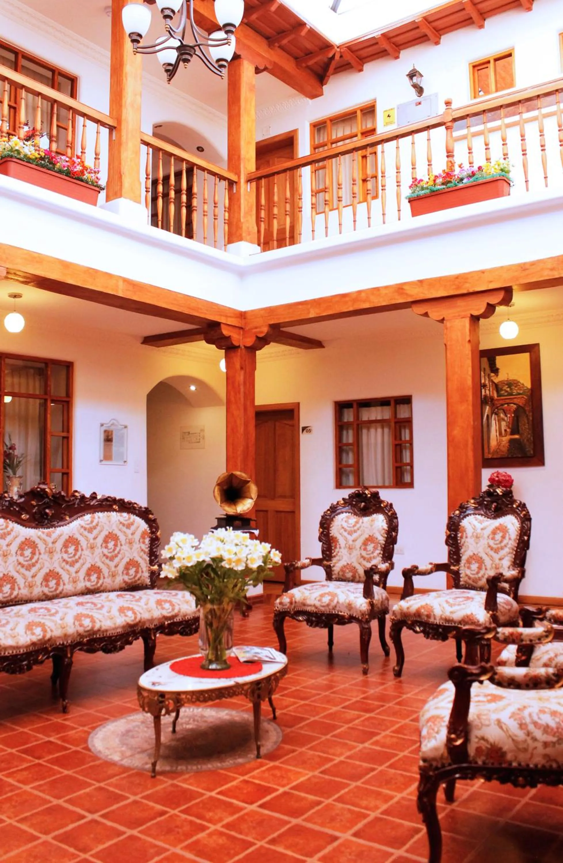 Patio in Casa Hotel Las Plazas