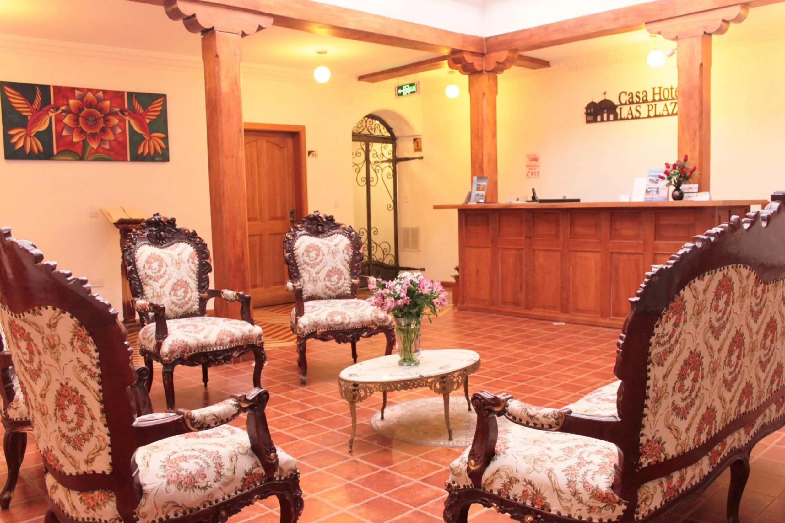 Patio in Casa Hotel Las Plazas