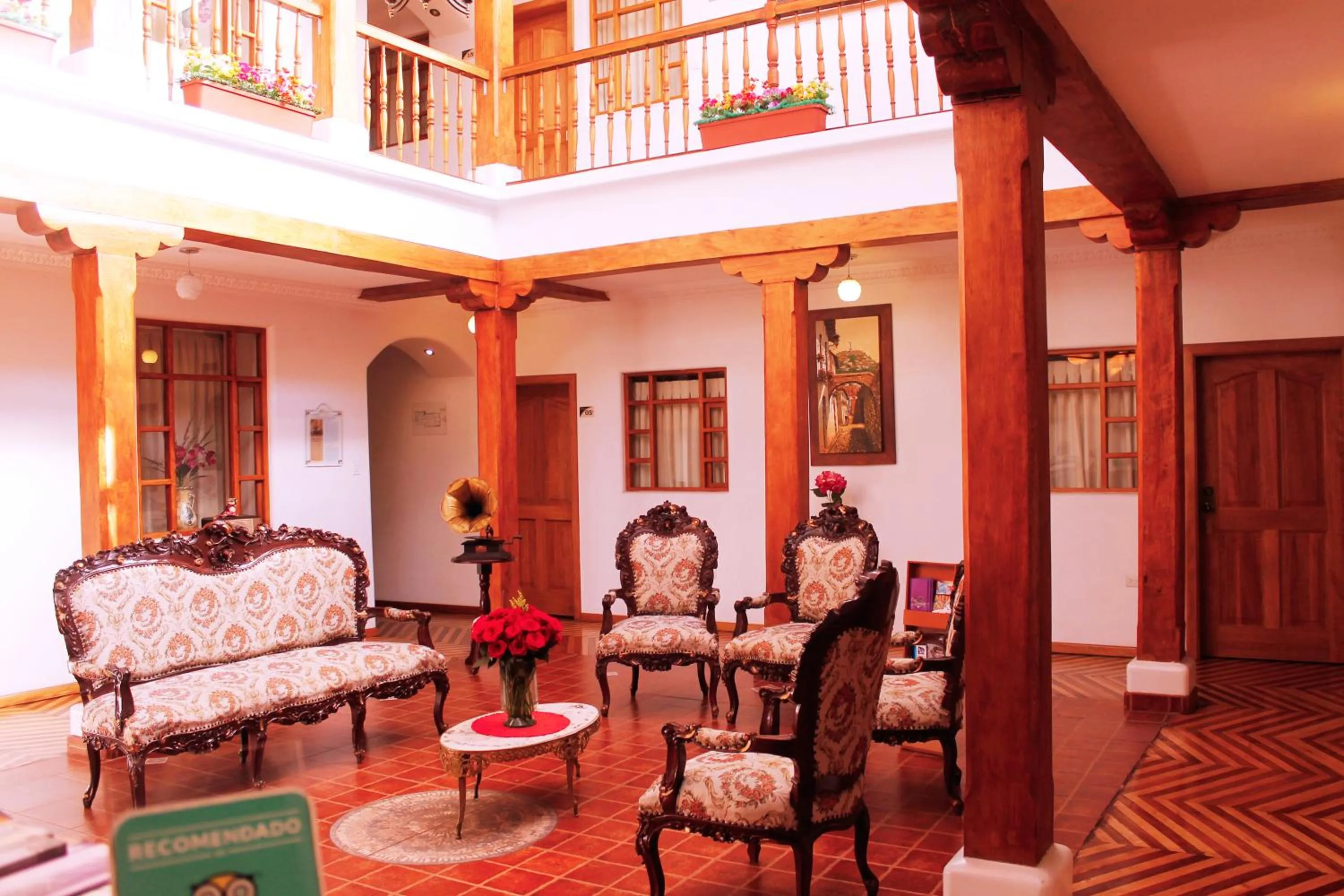 Patio in Casa Hotel Las Plazas