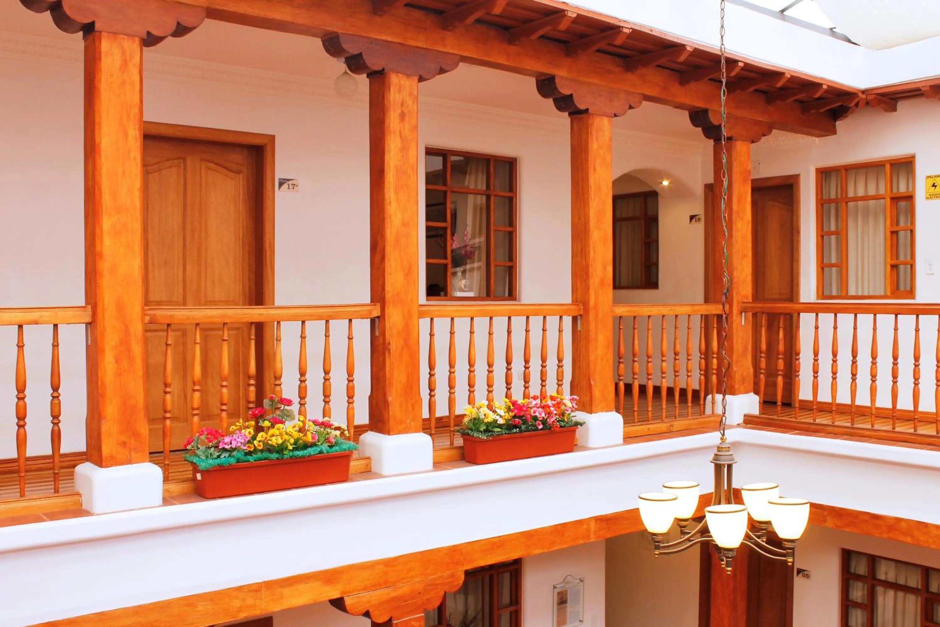 Patio in Casa Hotel Las Plazas