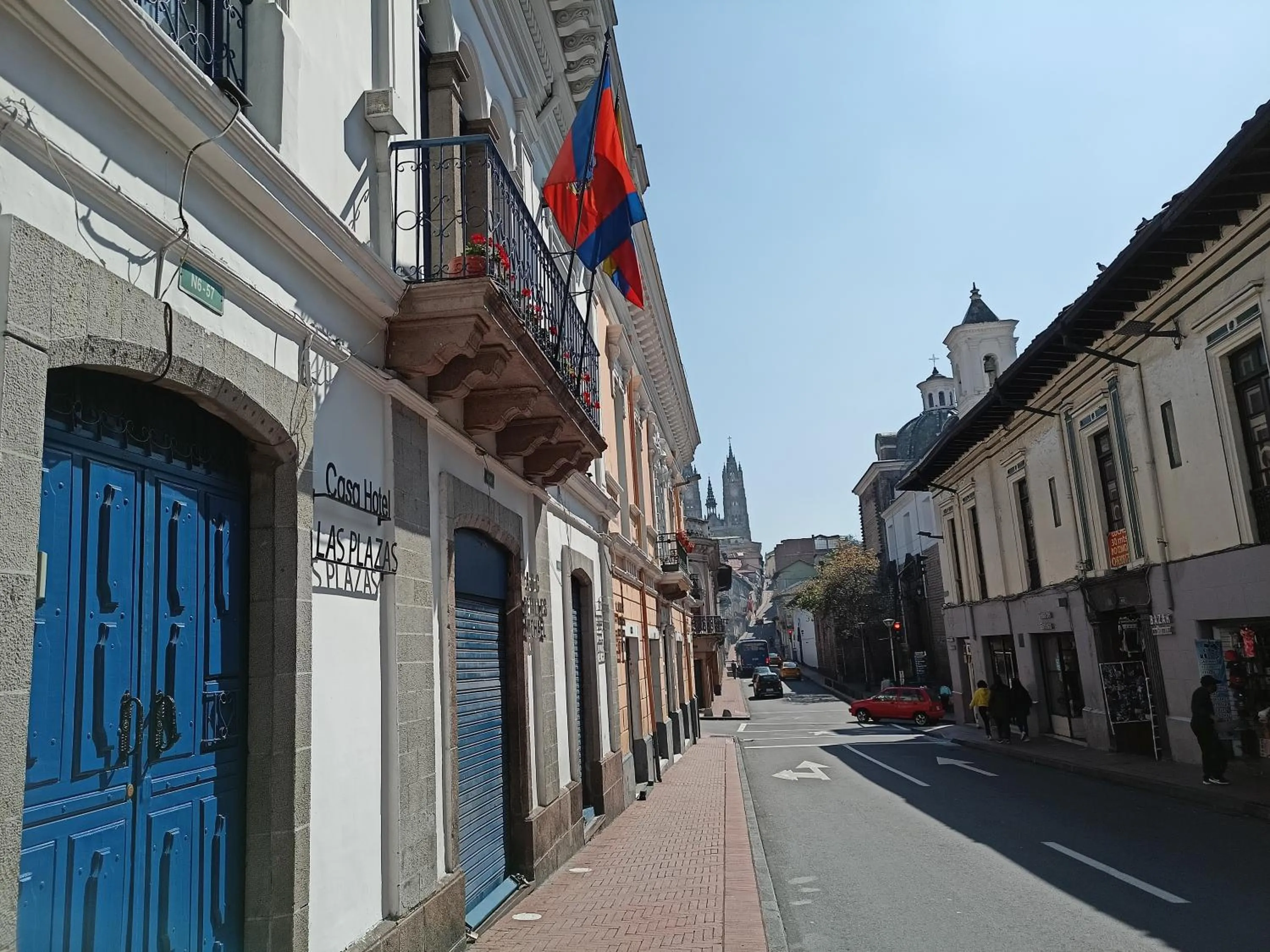 Facade/entrance in Casa Hotel Las Plazas
