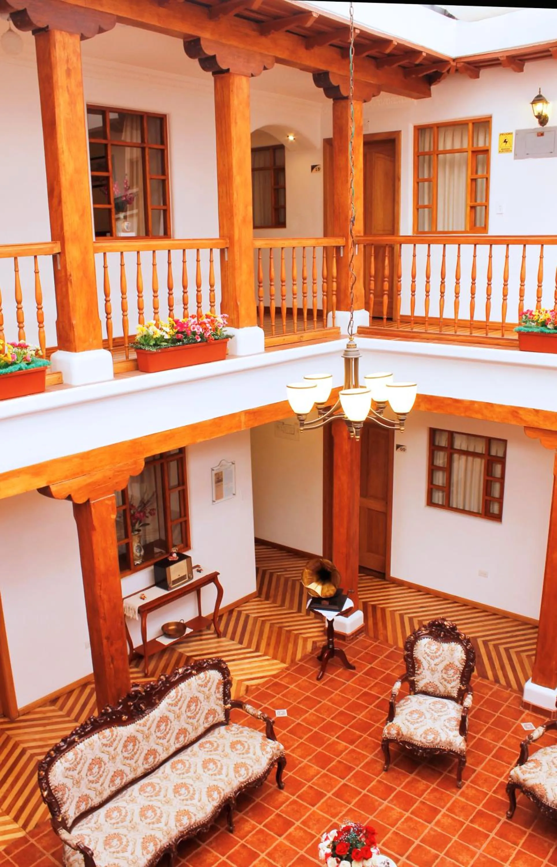 Patio in Casa Hotel Las Plazas