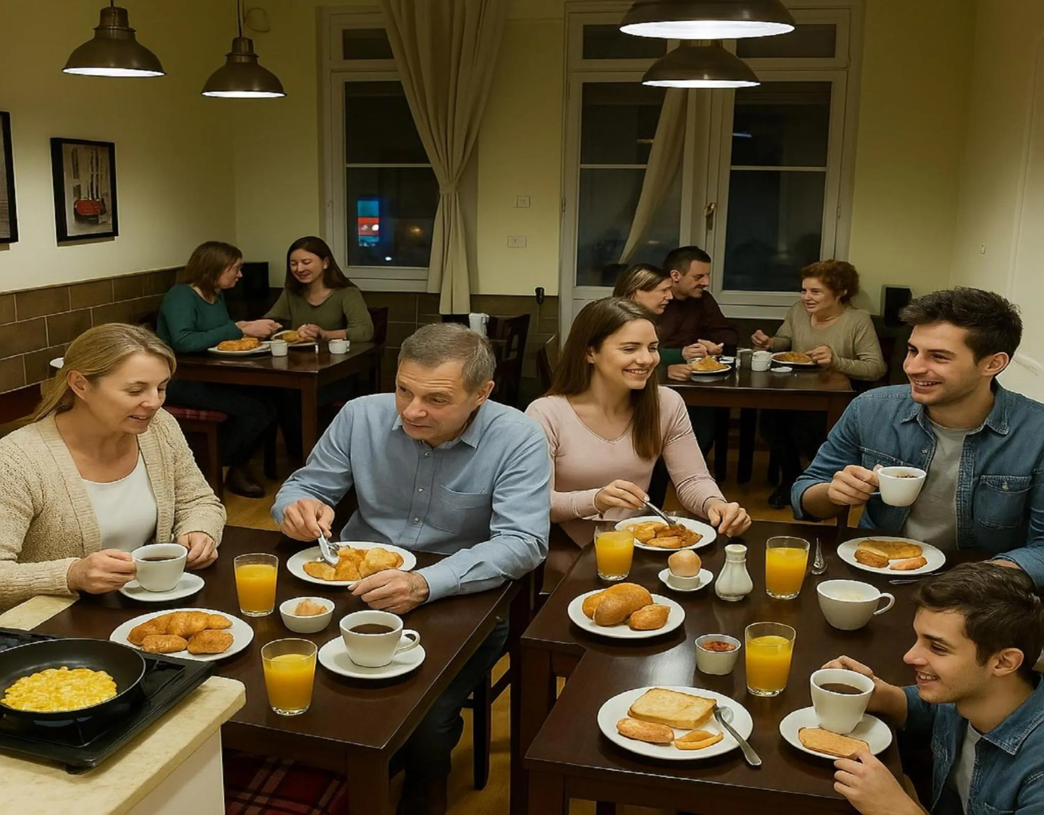 Breakfast in Grand Agor Hotel Cairo