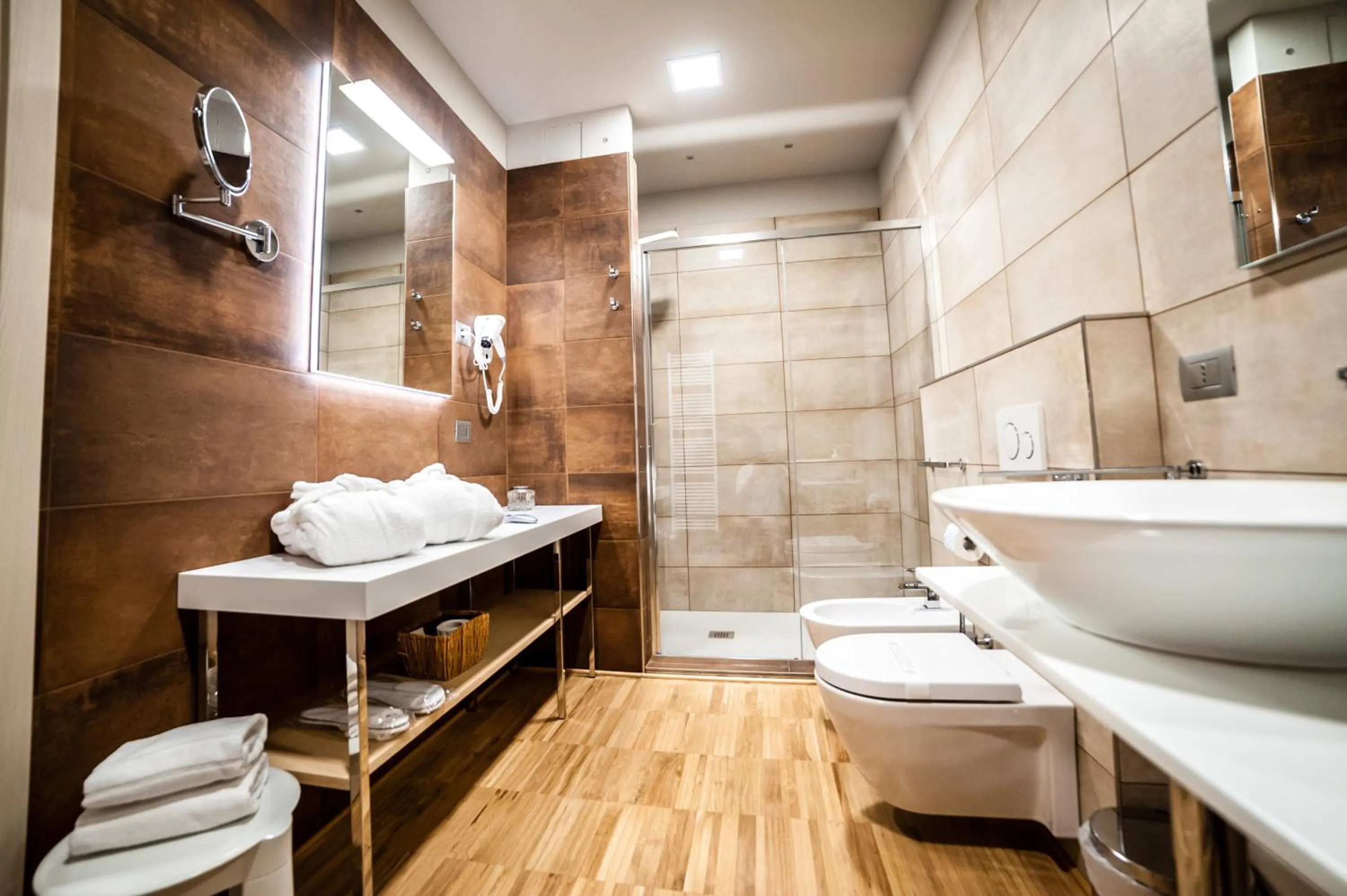 Shower in Hotel Terre Dei Salici