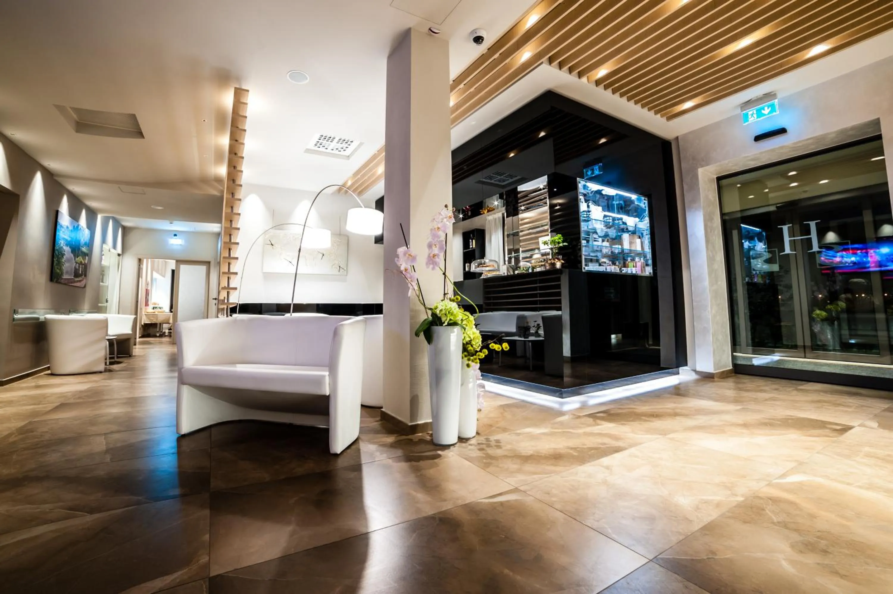 Lobby or reception in Hotel Terre Dei Salici