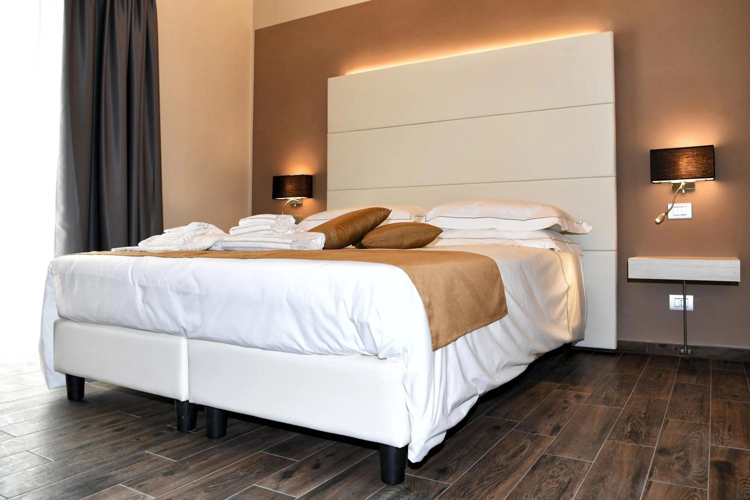 Bedroom, Bed in Hotel Terre Dei Salici