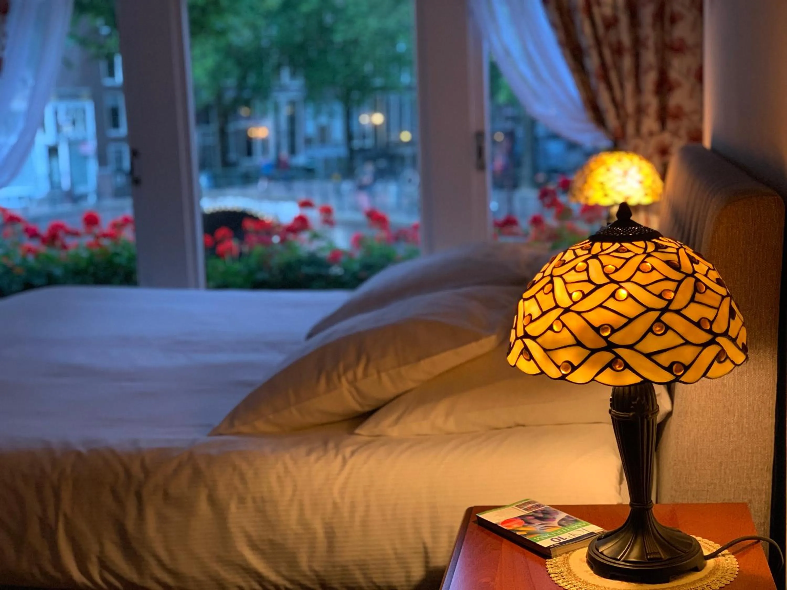 Bed in Keizershouse Amsterdam