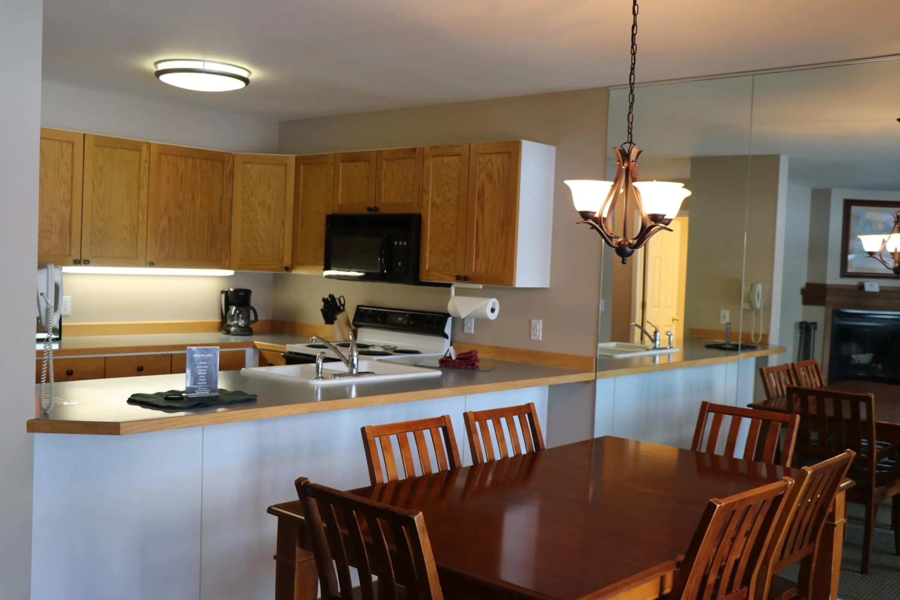 Kitchen or kitchenette in Meadow Lake Resort & Condos
